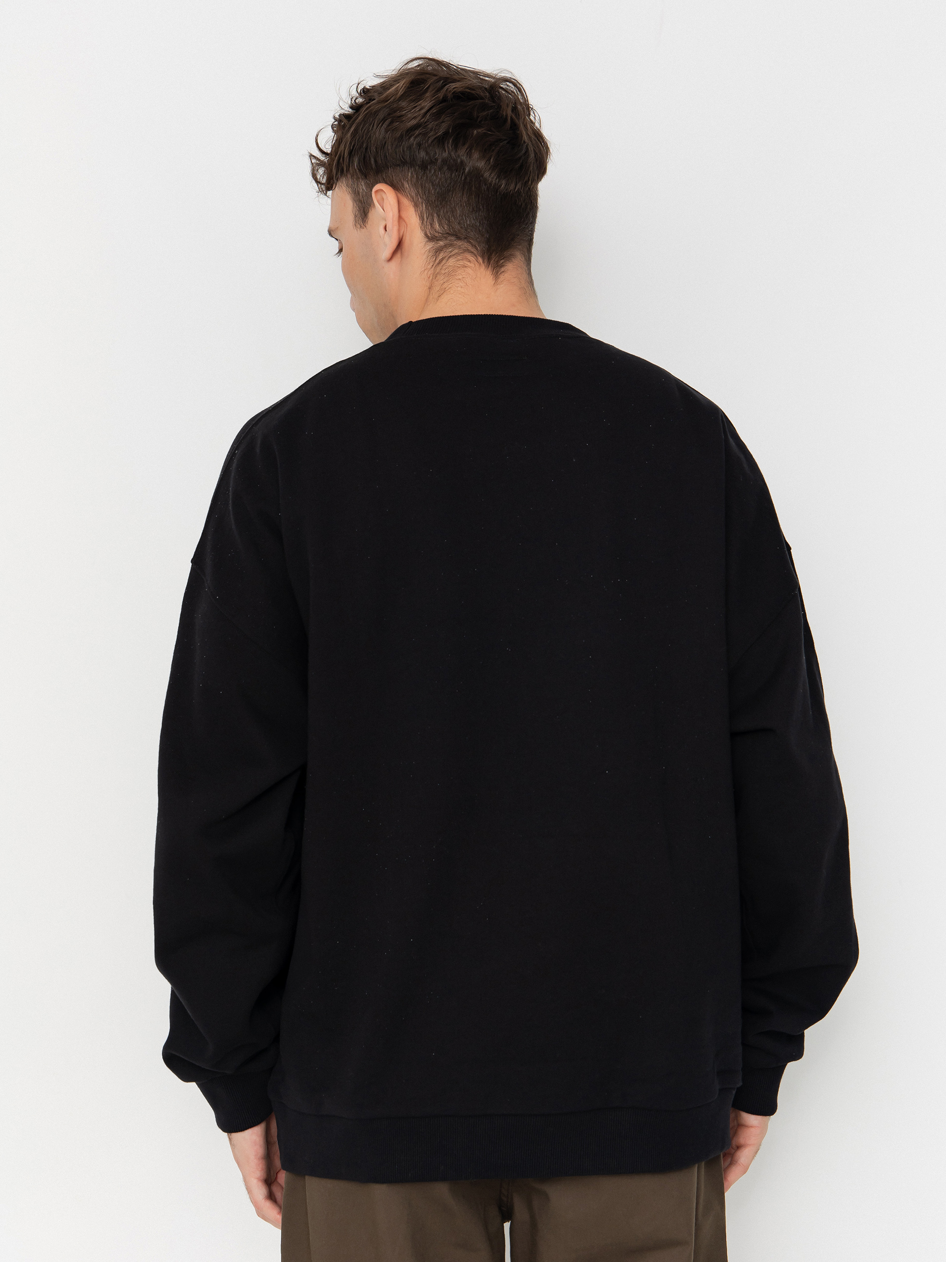 Суитшърт Brixton Embroidered Heavy Weight (black)