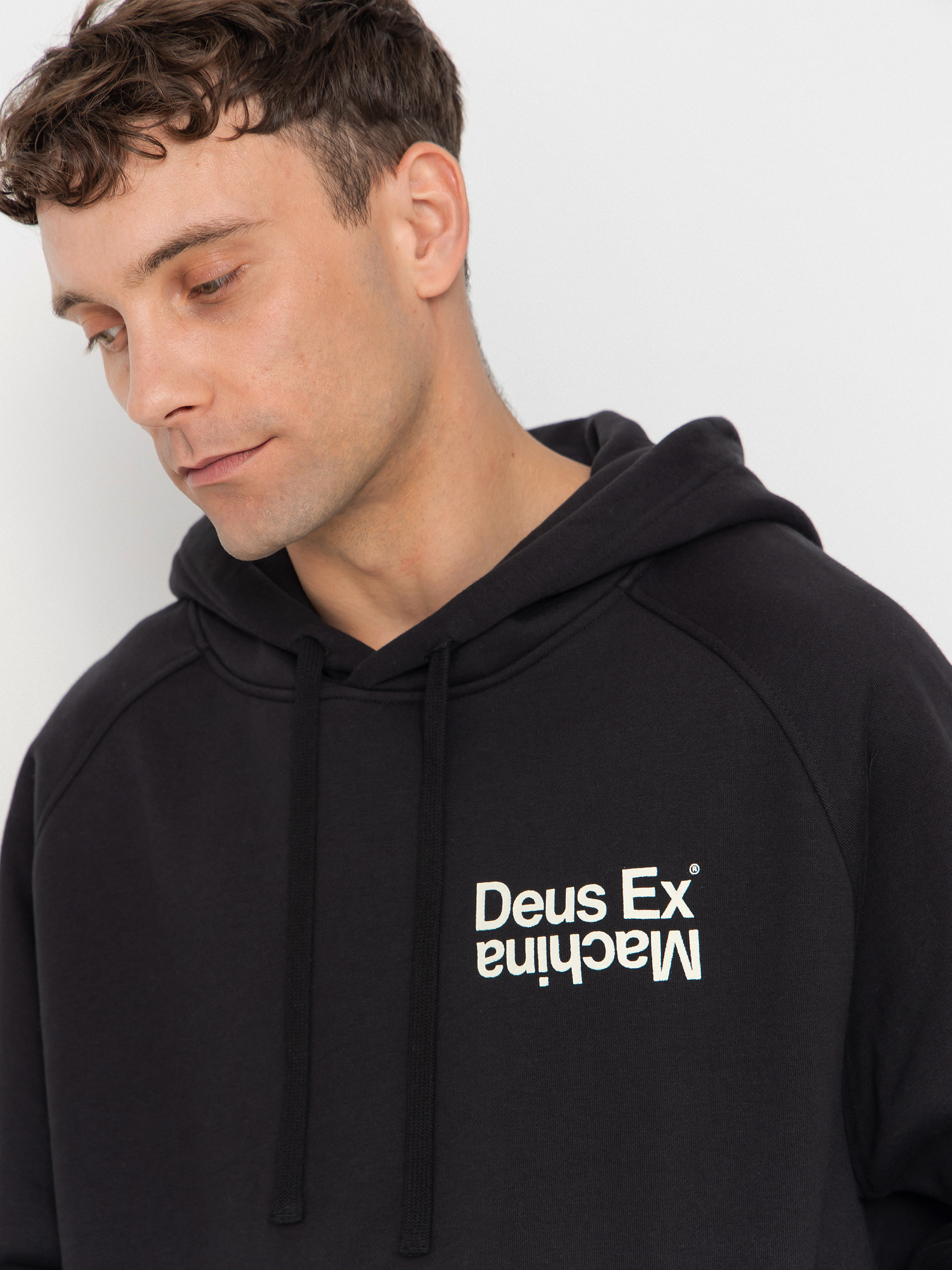 Суитшърт с качулка Deus Ex Machina Axis HD (black)