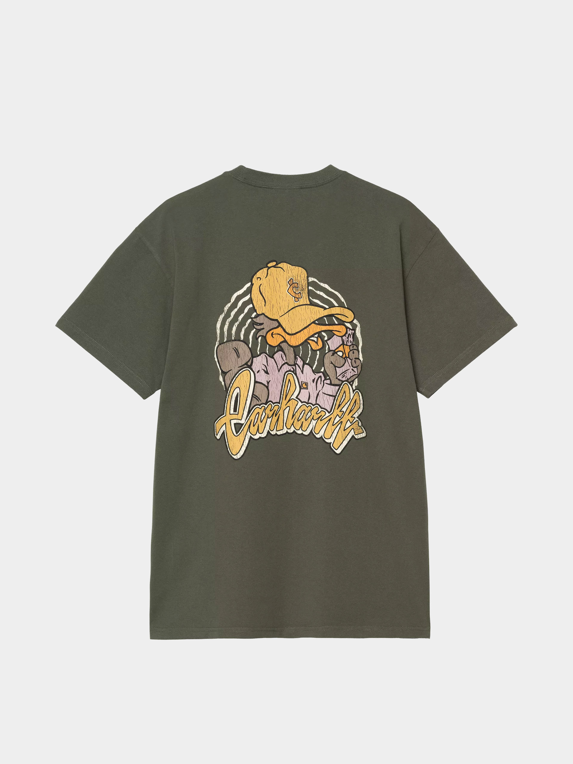 Тениска Carhartt WIP Chedda (opuntia/heavy stone wash)