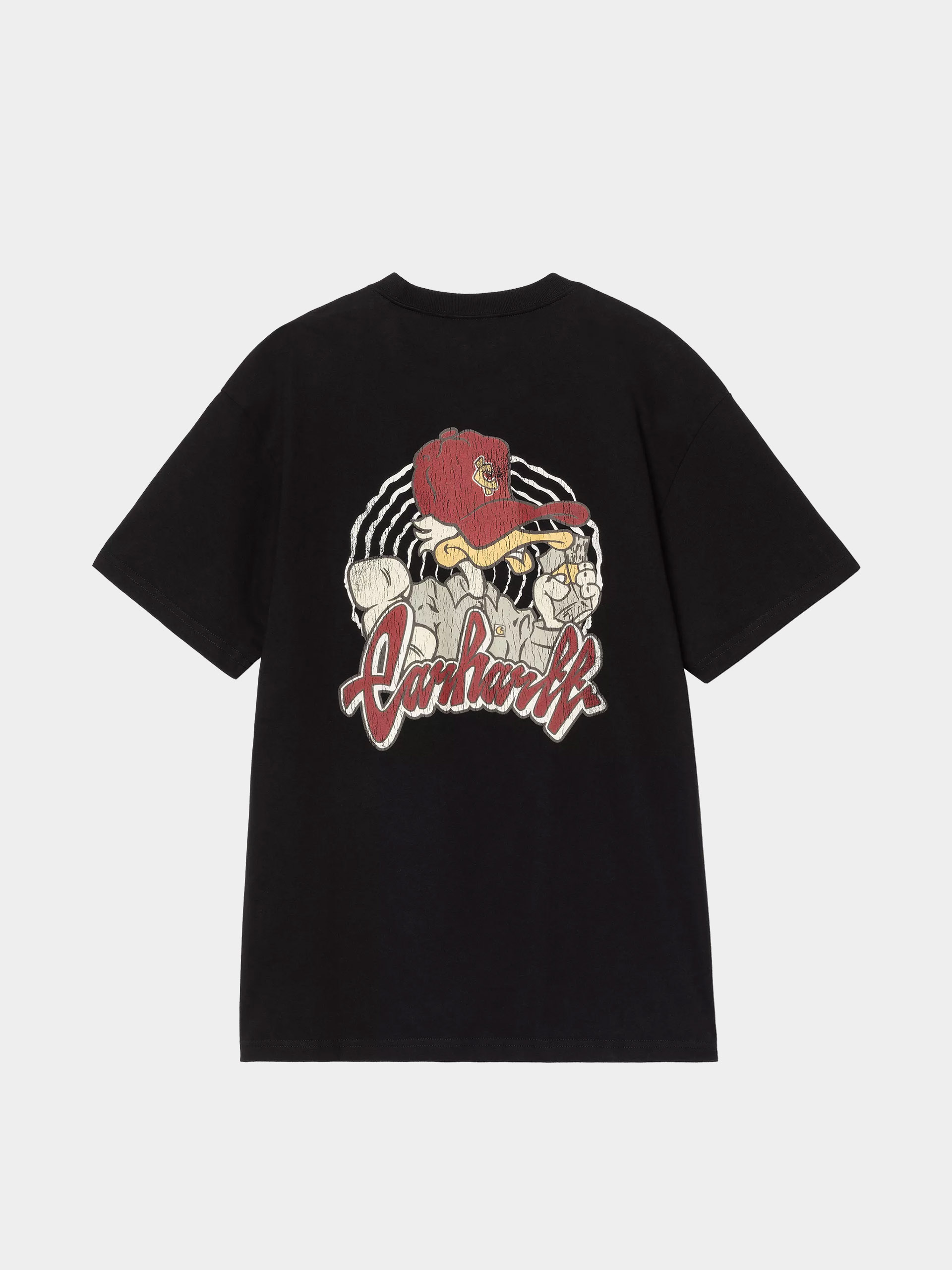 Тениска Carhartt WIP Chedda (black/heavy stone wash)