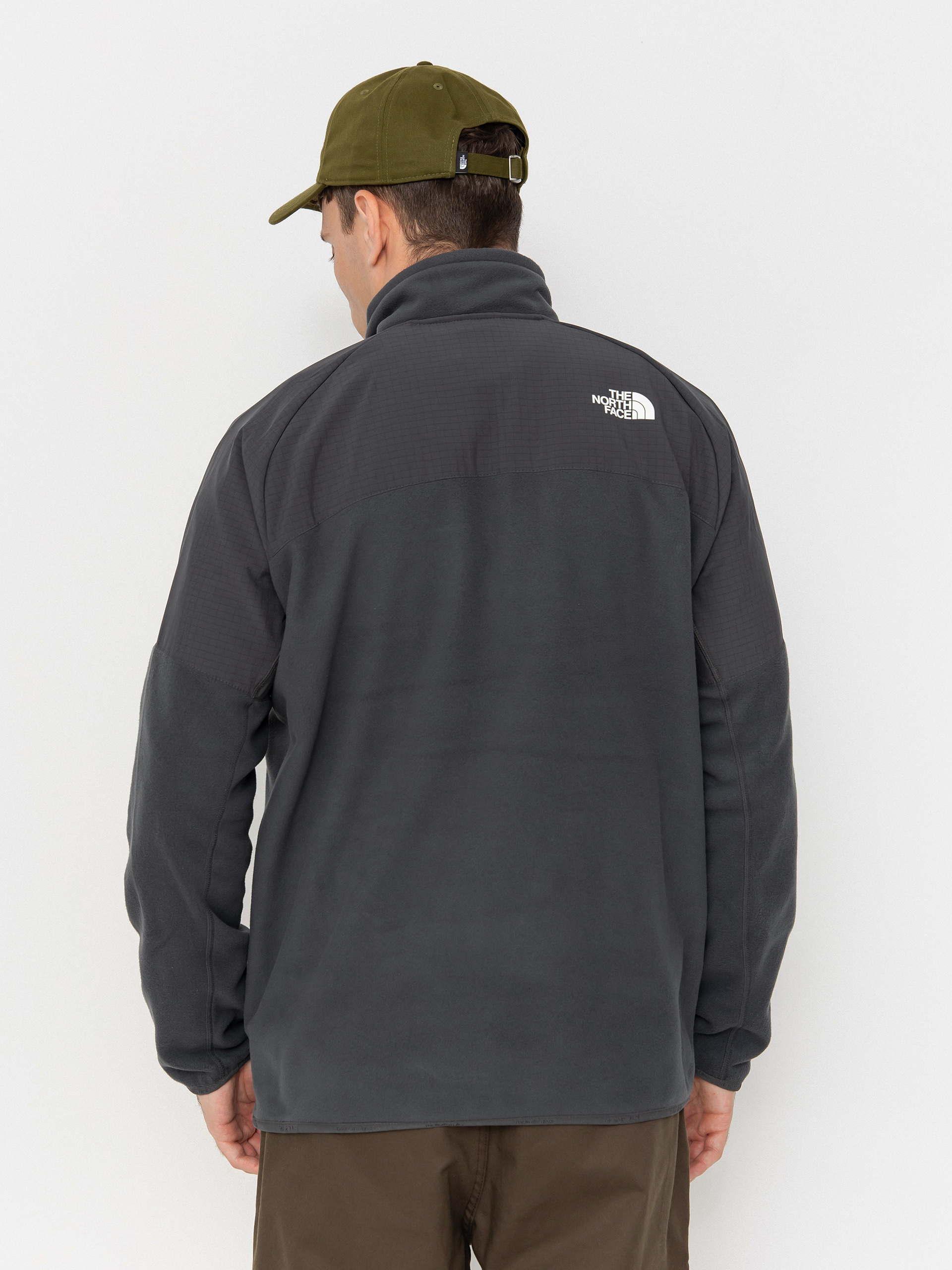 Мъжки Поларени суитшърт The North Face Glacier HVWT 1/2 Zip (asphg/aspg/tnfb)