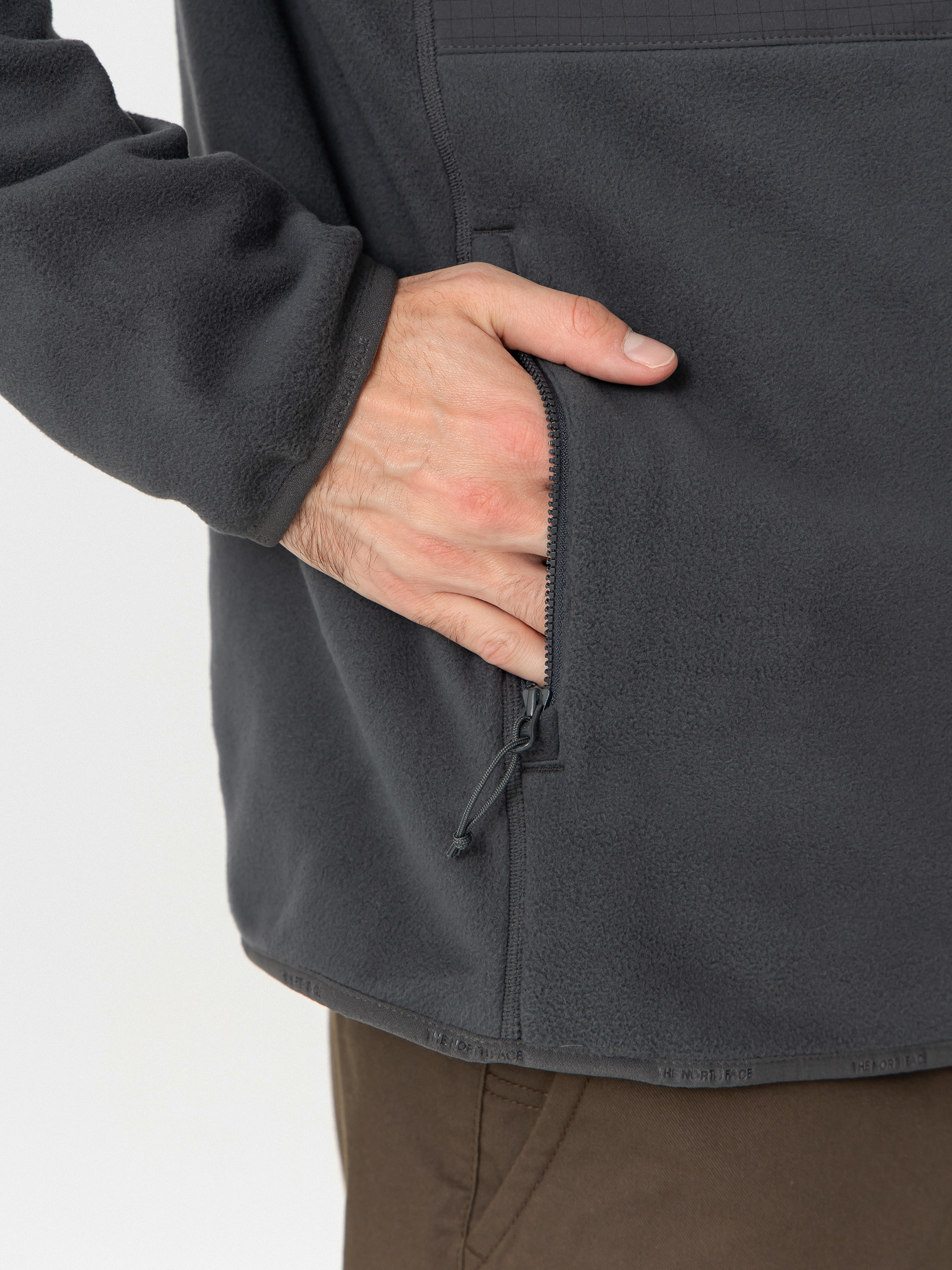 Мъжки Поларени суитшърт The North Face Glacier HVWT 1/2 Zip (asphg/aspg/tnfb)