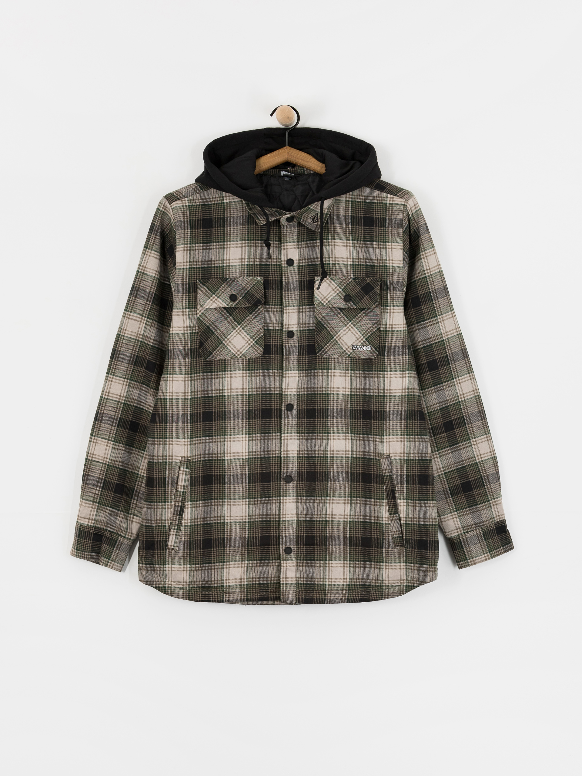 Яке Volcom Kenson Ins Flannel (black green)