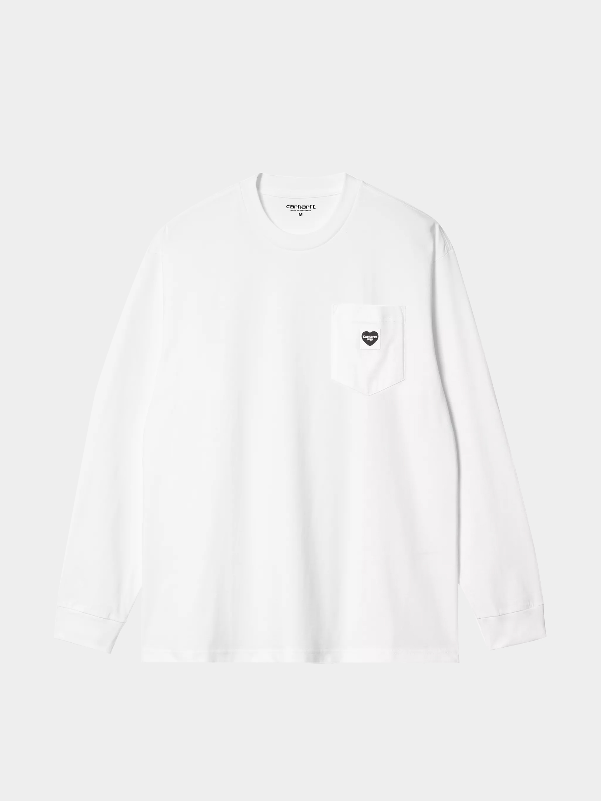 u0411u043bu0443u0437u0430 Carhartt WIP Pocket Heart (white/black)