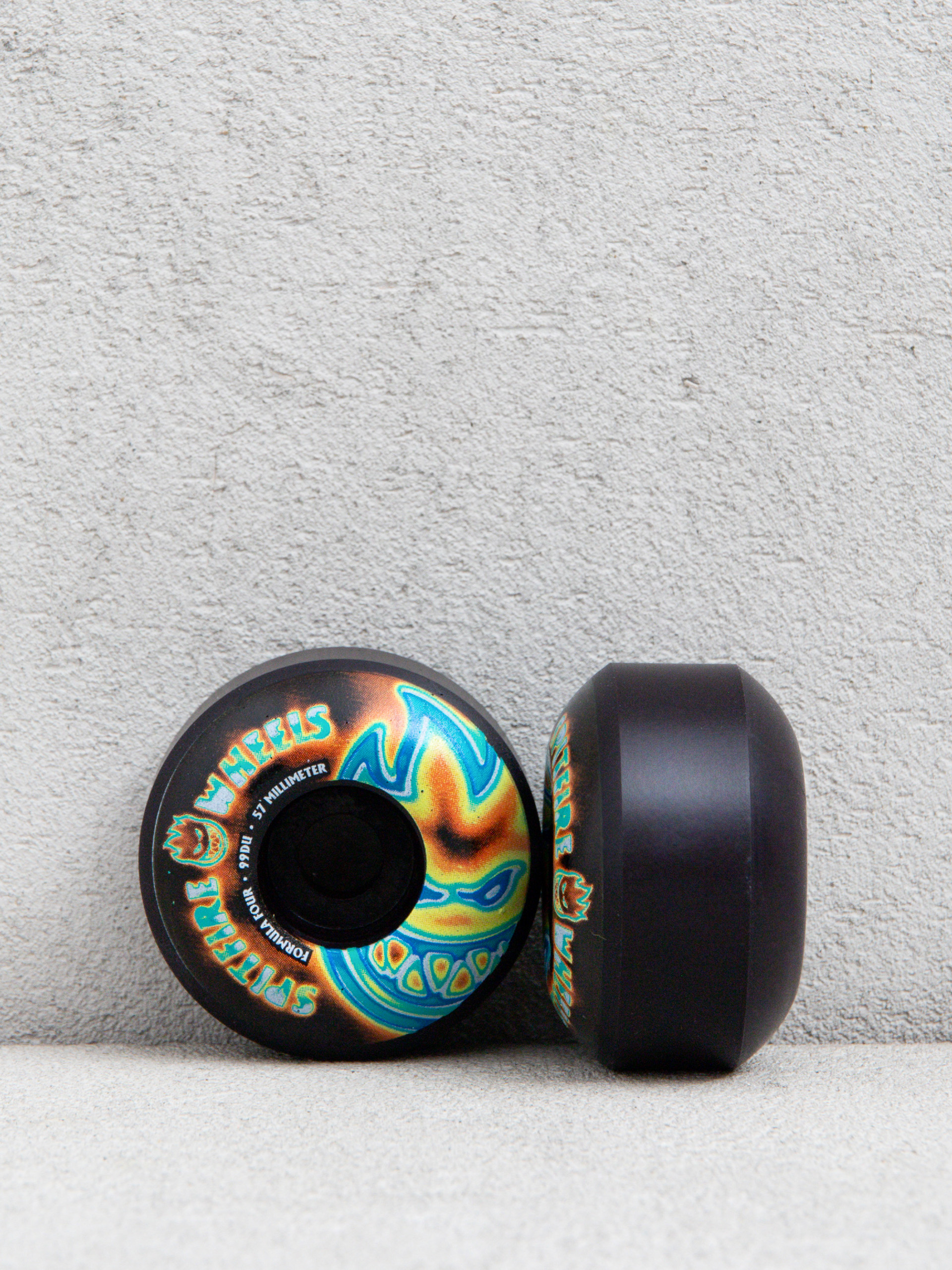 Колелца Spitfire F4 99D Radioactive Bighead (black)