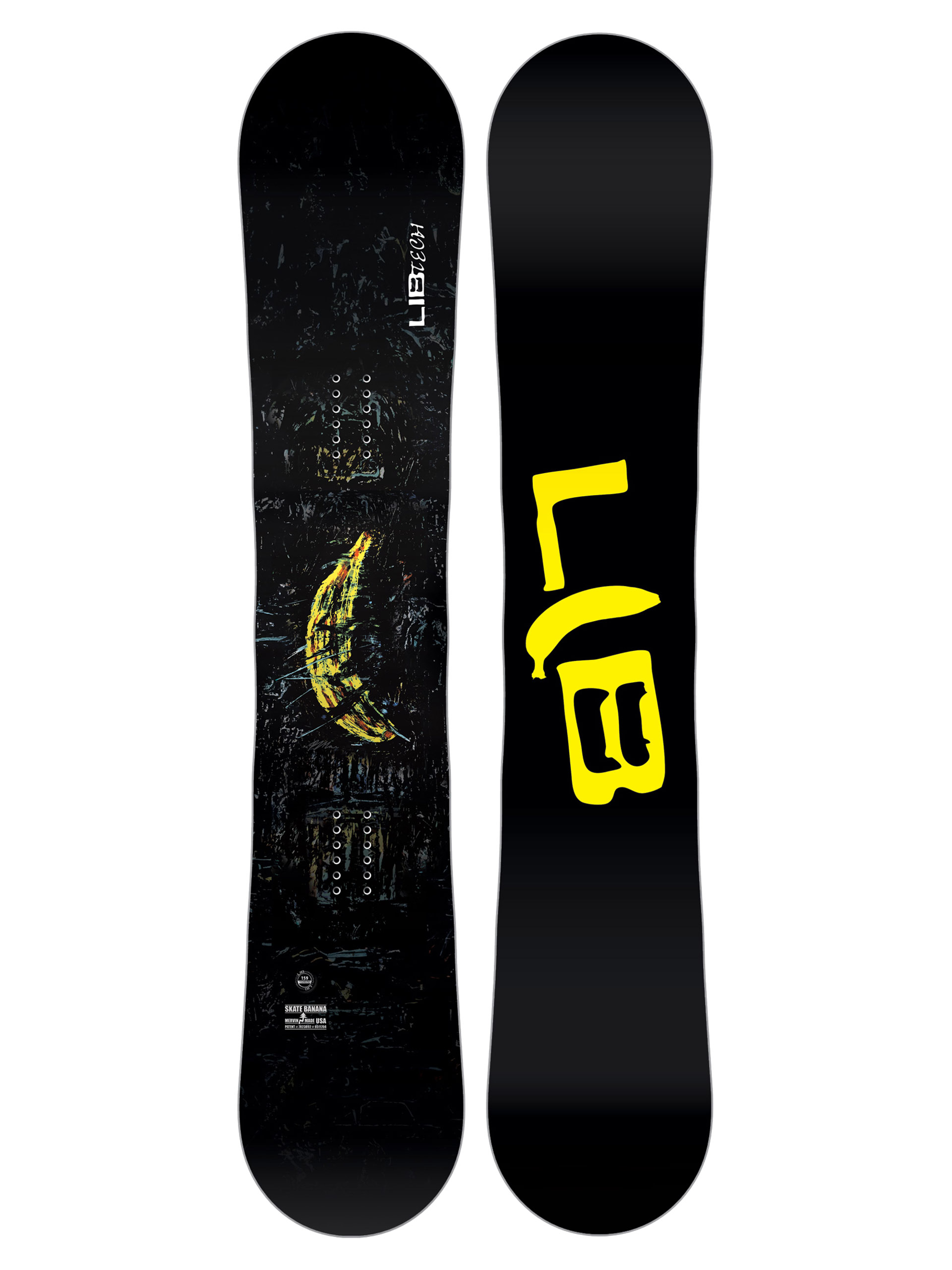 u0421u043du043eu0443u0431u043eu0440u0434 Lib Tech Skate Banana (black/yellow)