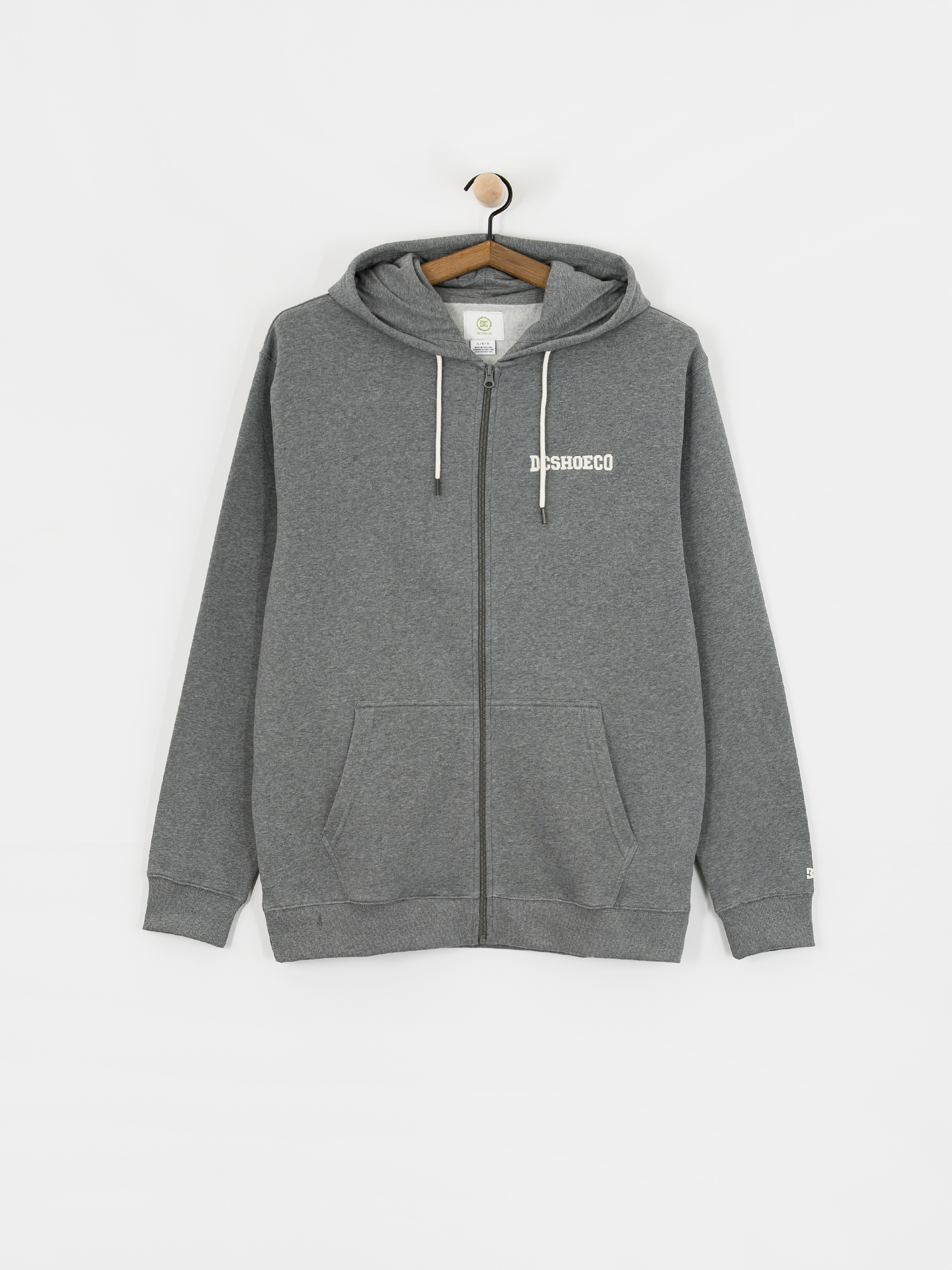 Суитшърт с качулка DC Baseline ZHD (dark grey heather)