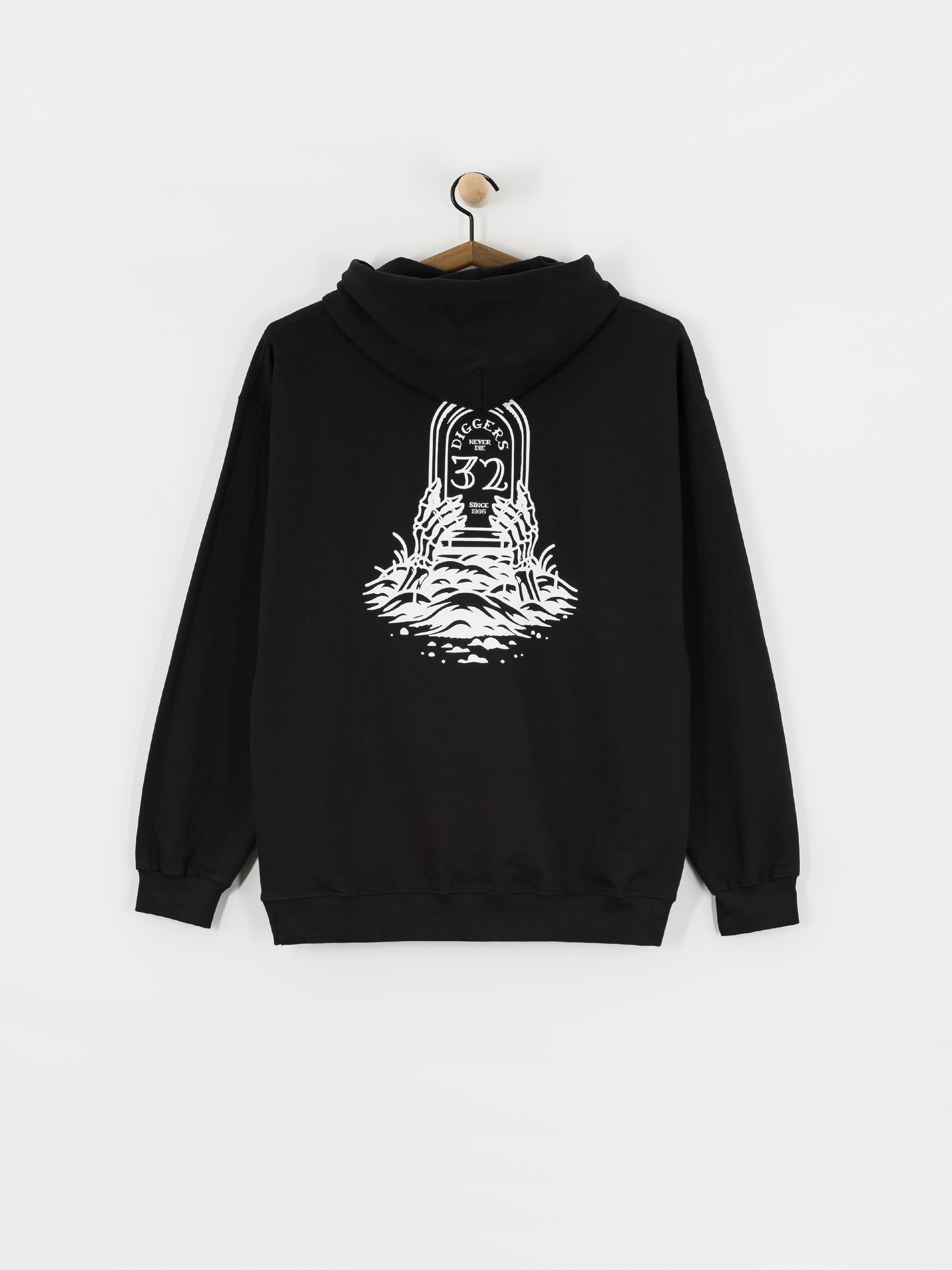 Суитшърт с качулка ThirtyTwo Digger HD (black)