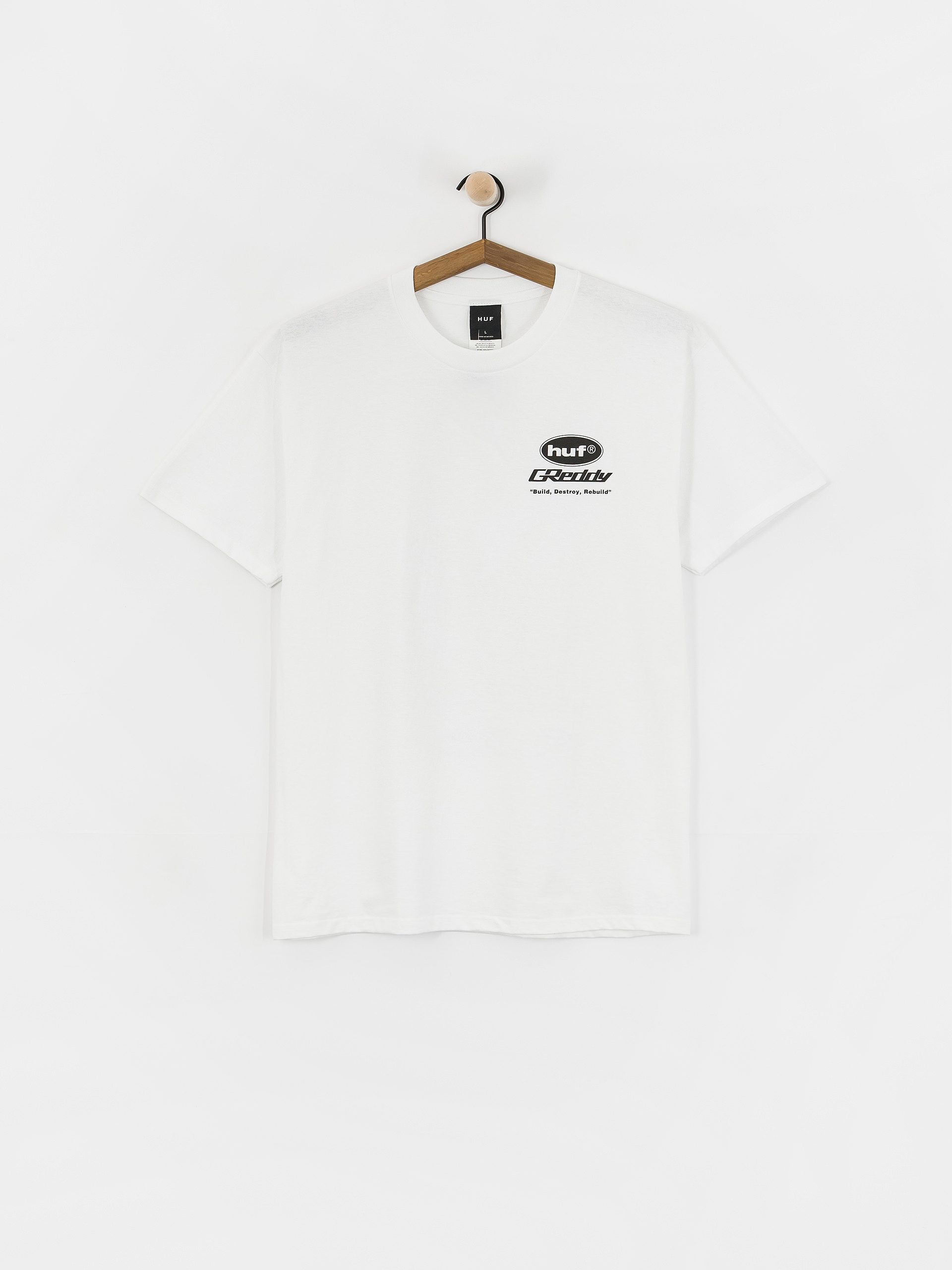 Тениска HUF X Greddy Parts (white)