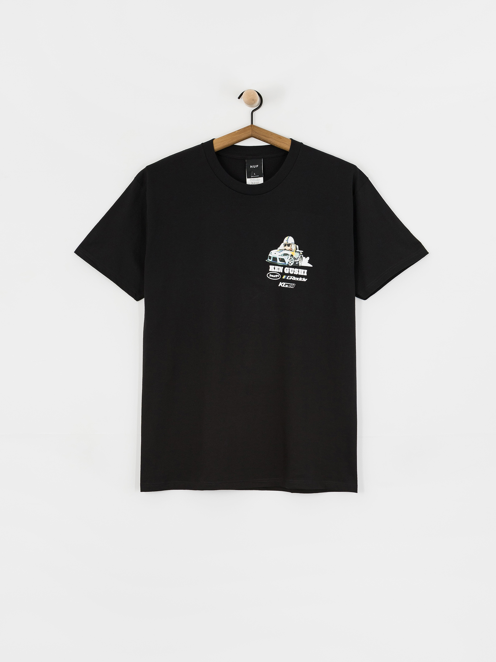 Тениска HUF X Greddy Gushi (black)