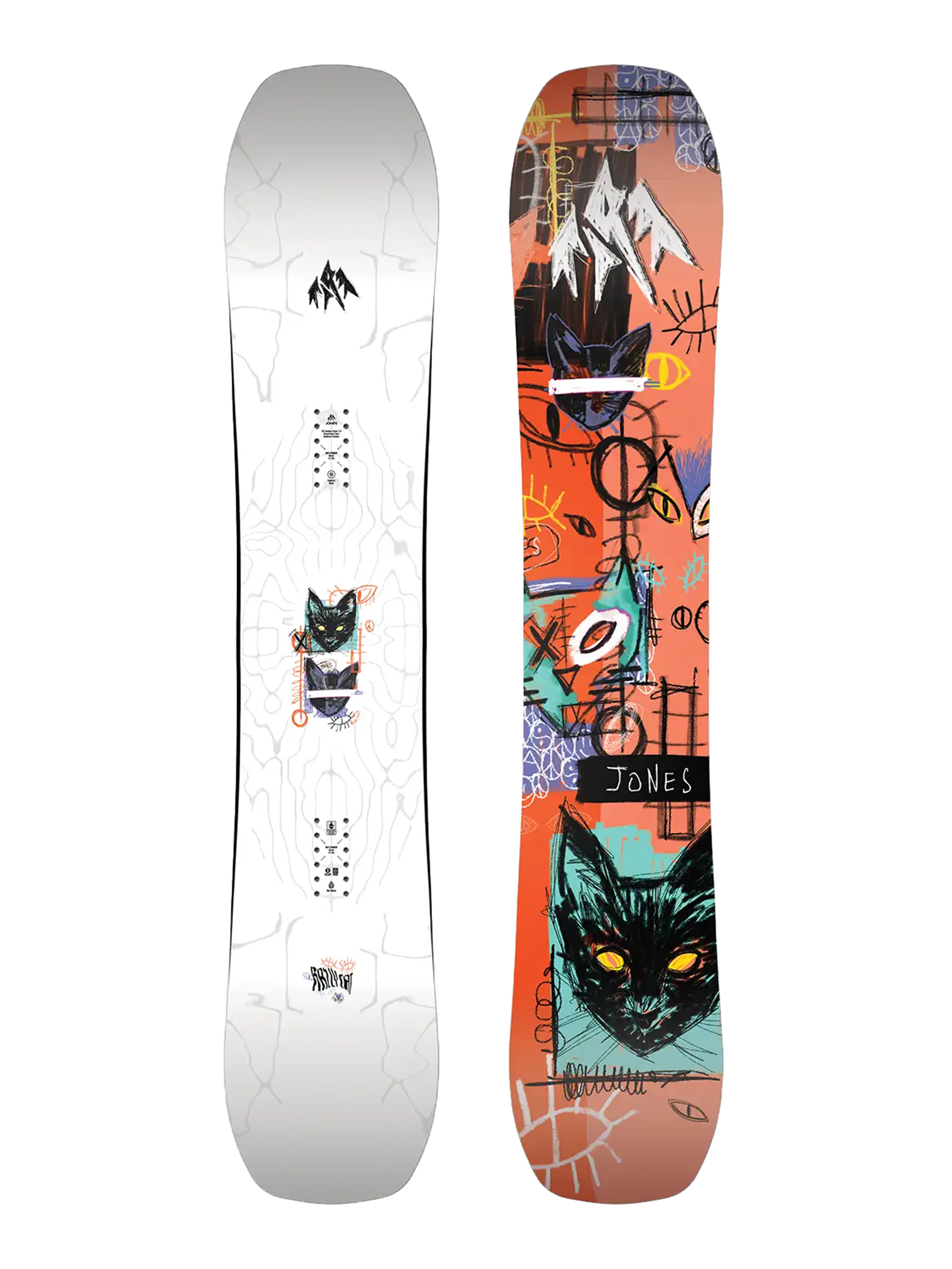 Сноуборд Jones Snowboards Rally Cat (white)