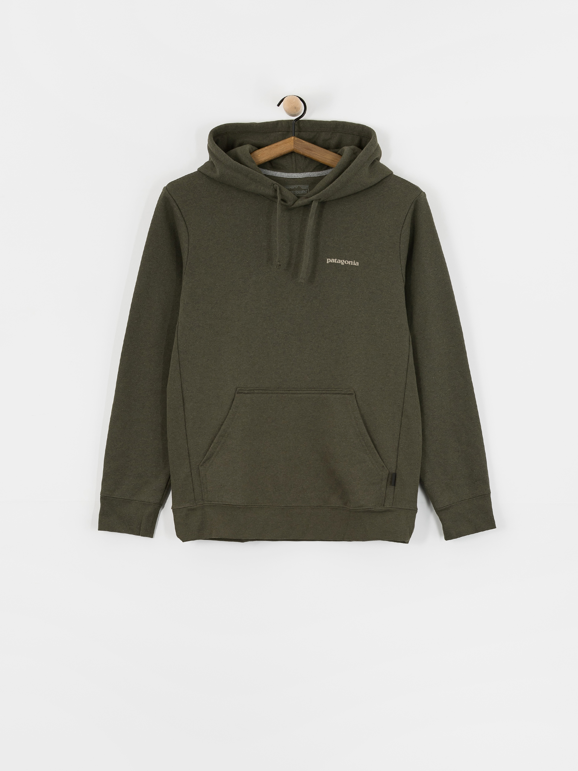 Суитшърт с качулка Patagonia Boardshort Logo Uprisal HD (basin green)