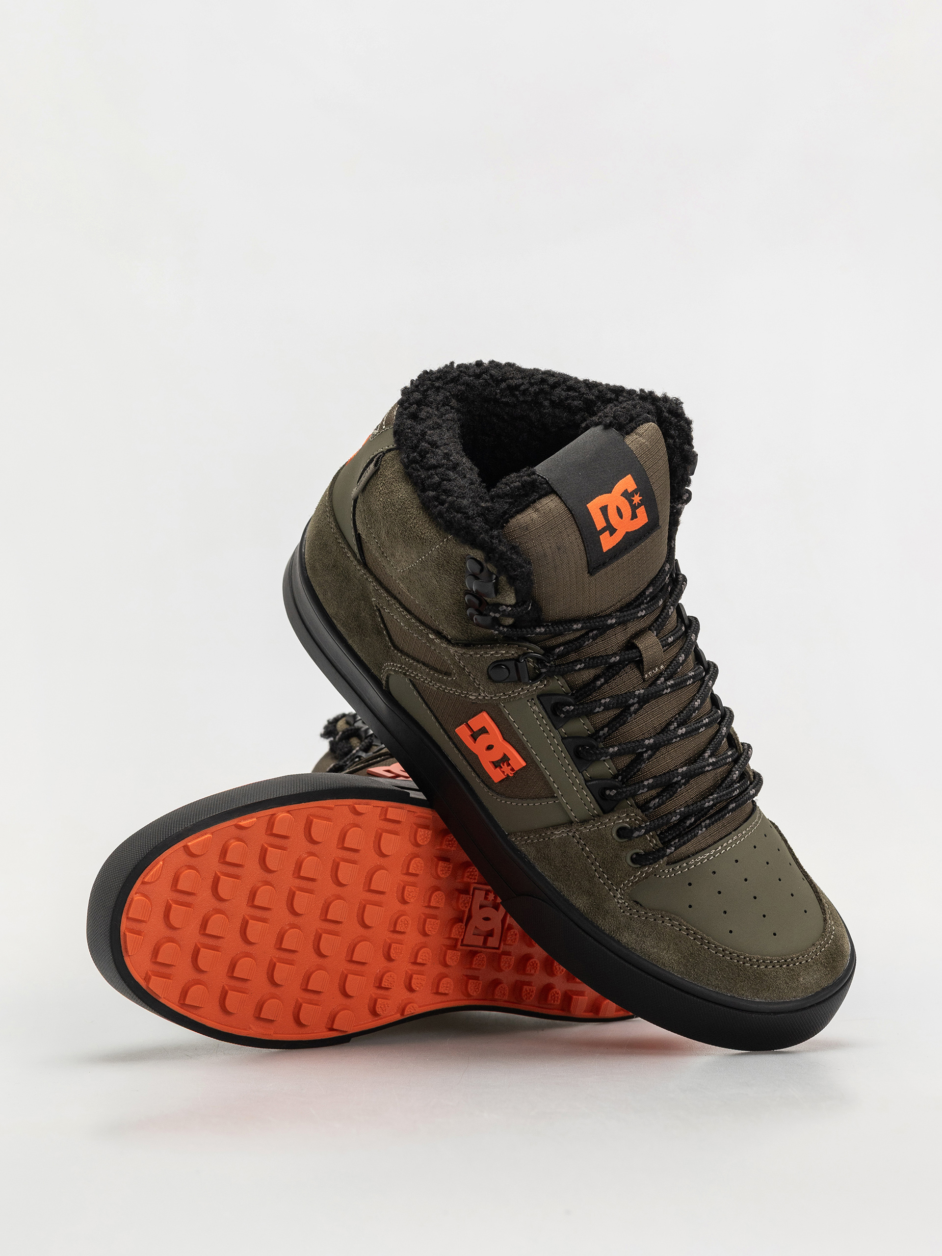 Обувки DC Pure High Top Wc Wnt (olive/black)