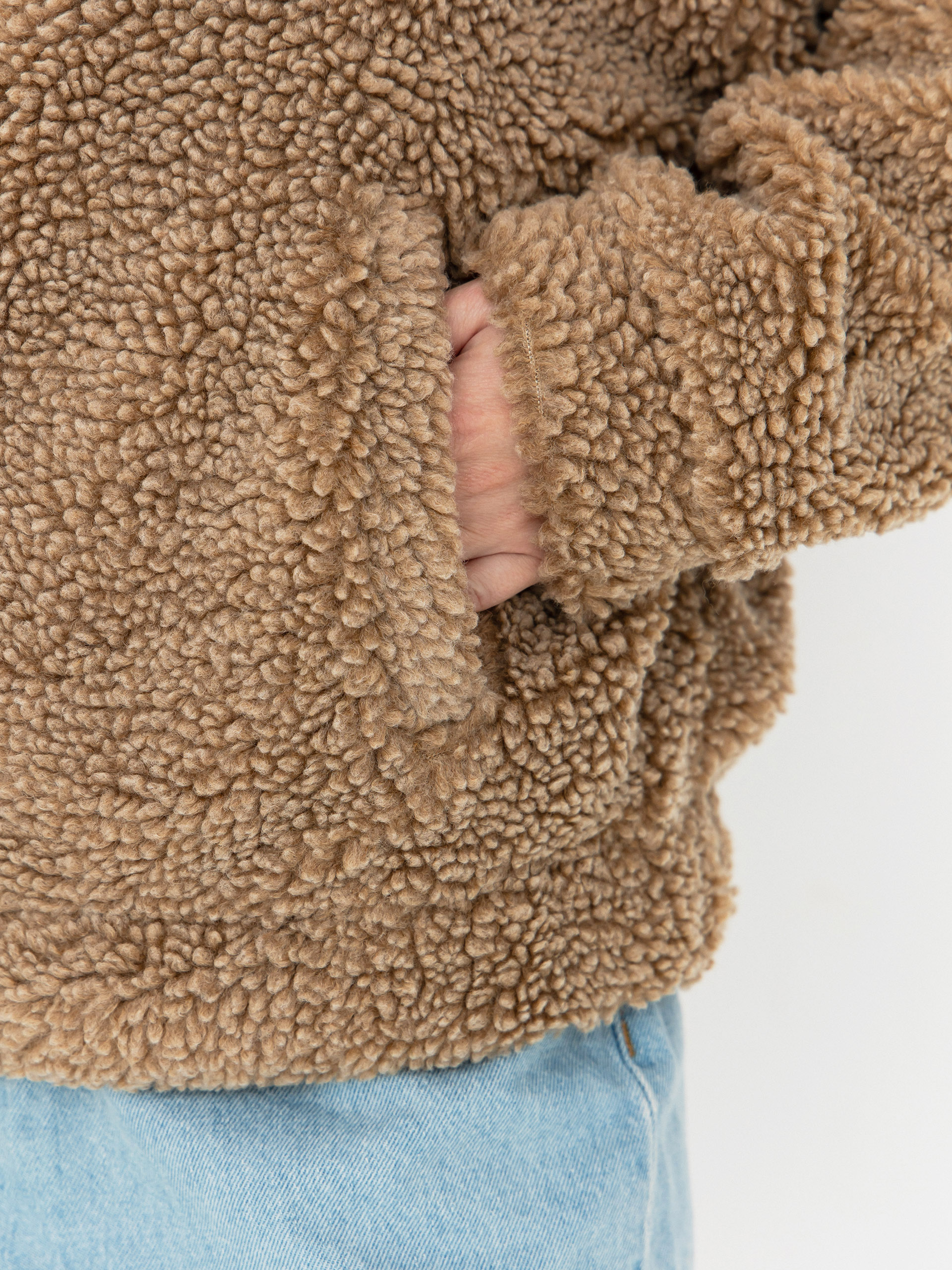 Дамски Поларени суитшърт Roxy City Track (woodsmoke)