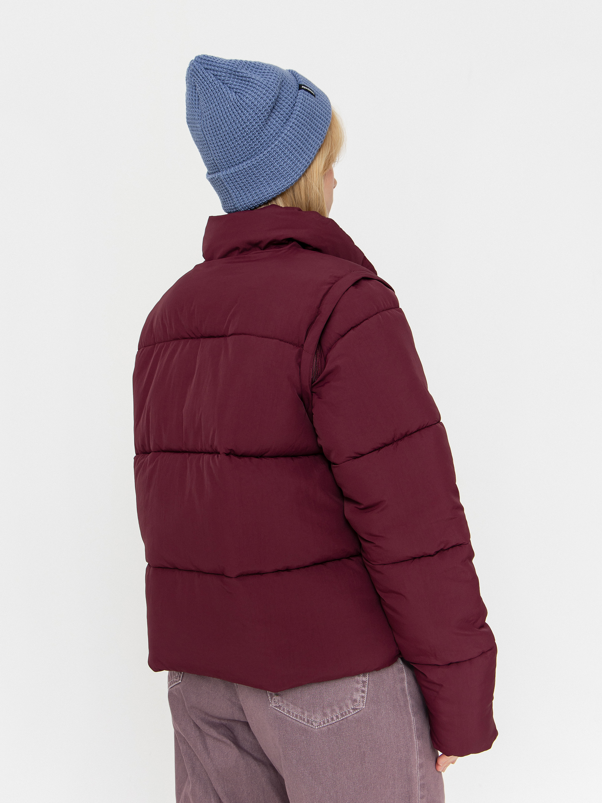 Яке Santa Cruz Strip 2 In 1 Quilted Wmn (dark cherry)