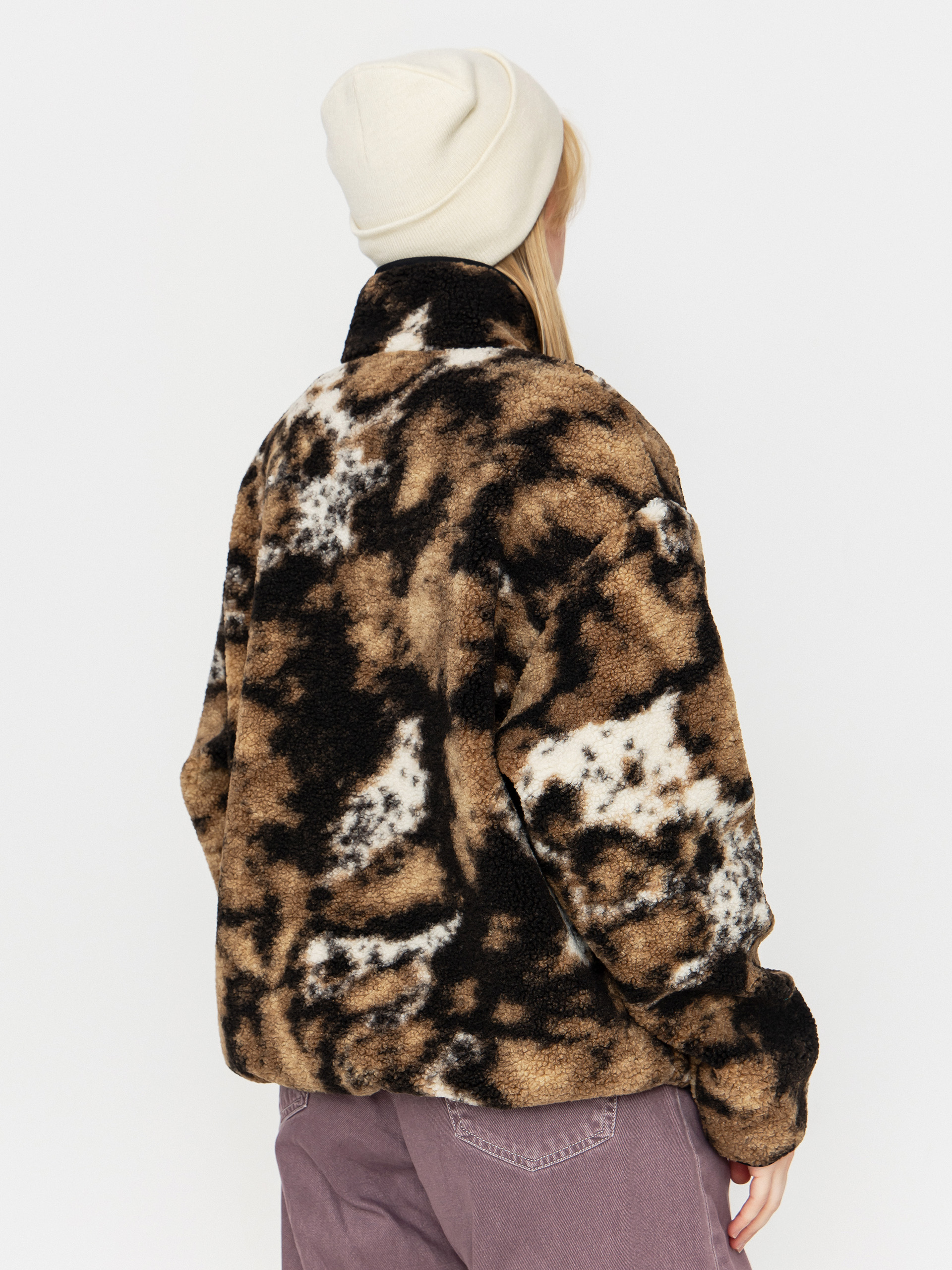 Дамски Поларени суитшърт Carhartt WIP Elliot (wild dog jacquard/black)