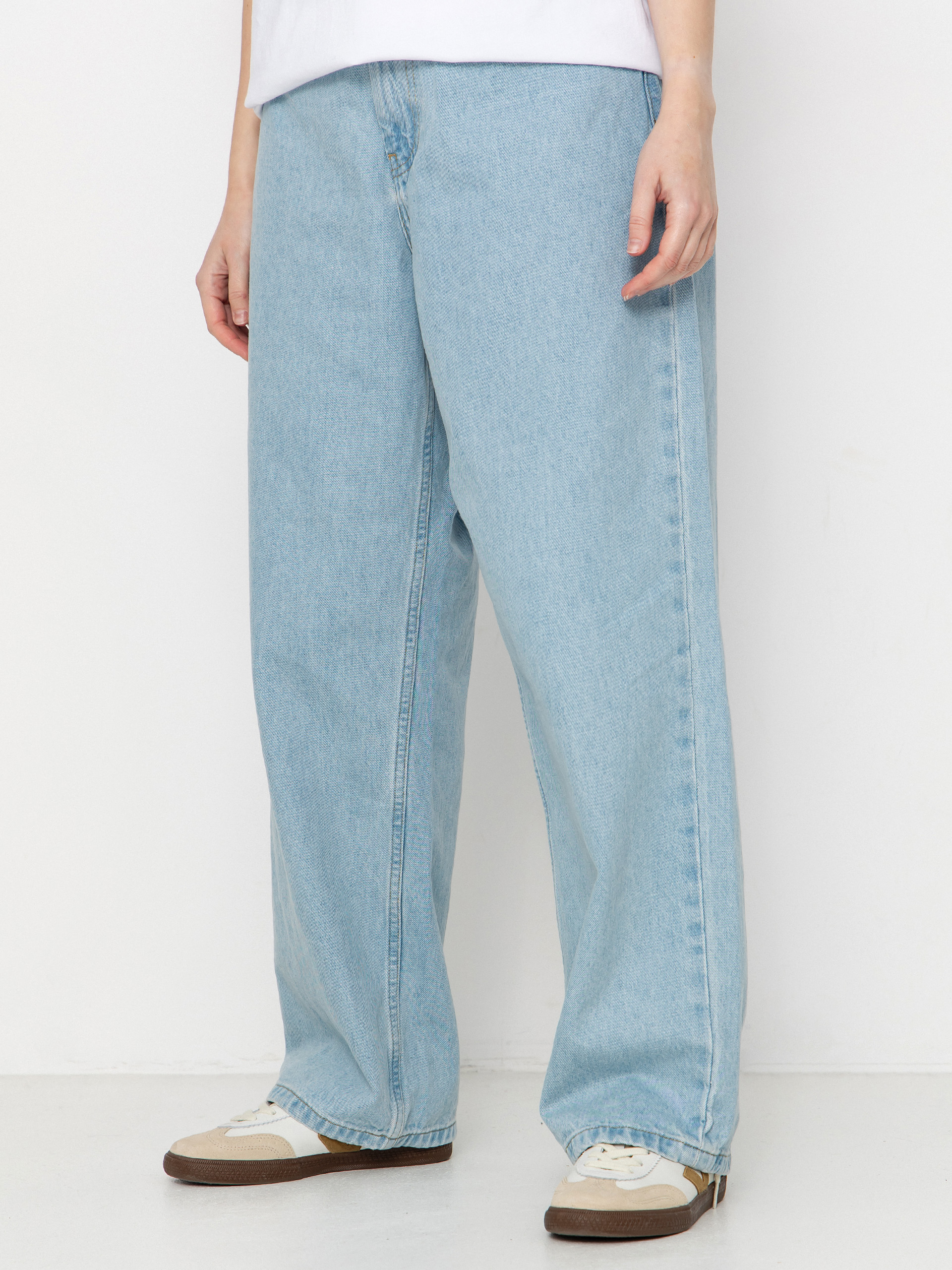 Панталони Carhartt WIP Brandon Wmn (blue/heavy stone bleached)