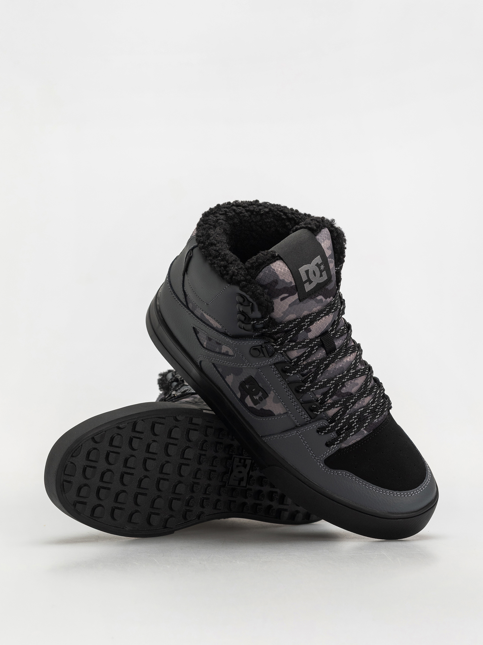 Обувки DC Pure High Top Wc Wnt (dark grey/black)