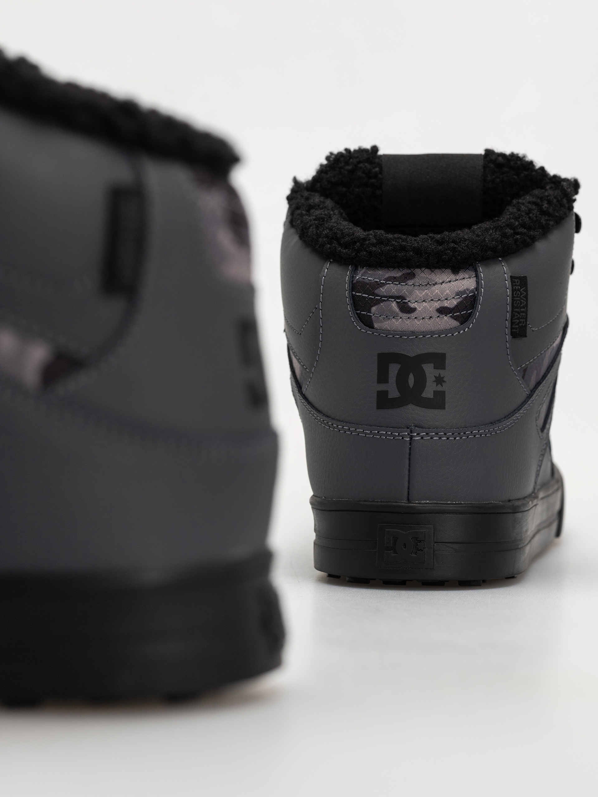 Обувки DC Pure High Top Wc Wnt (dark grey/black)