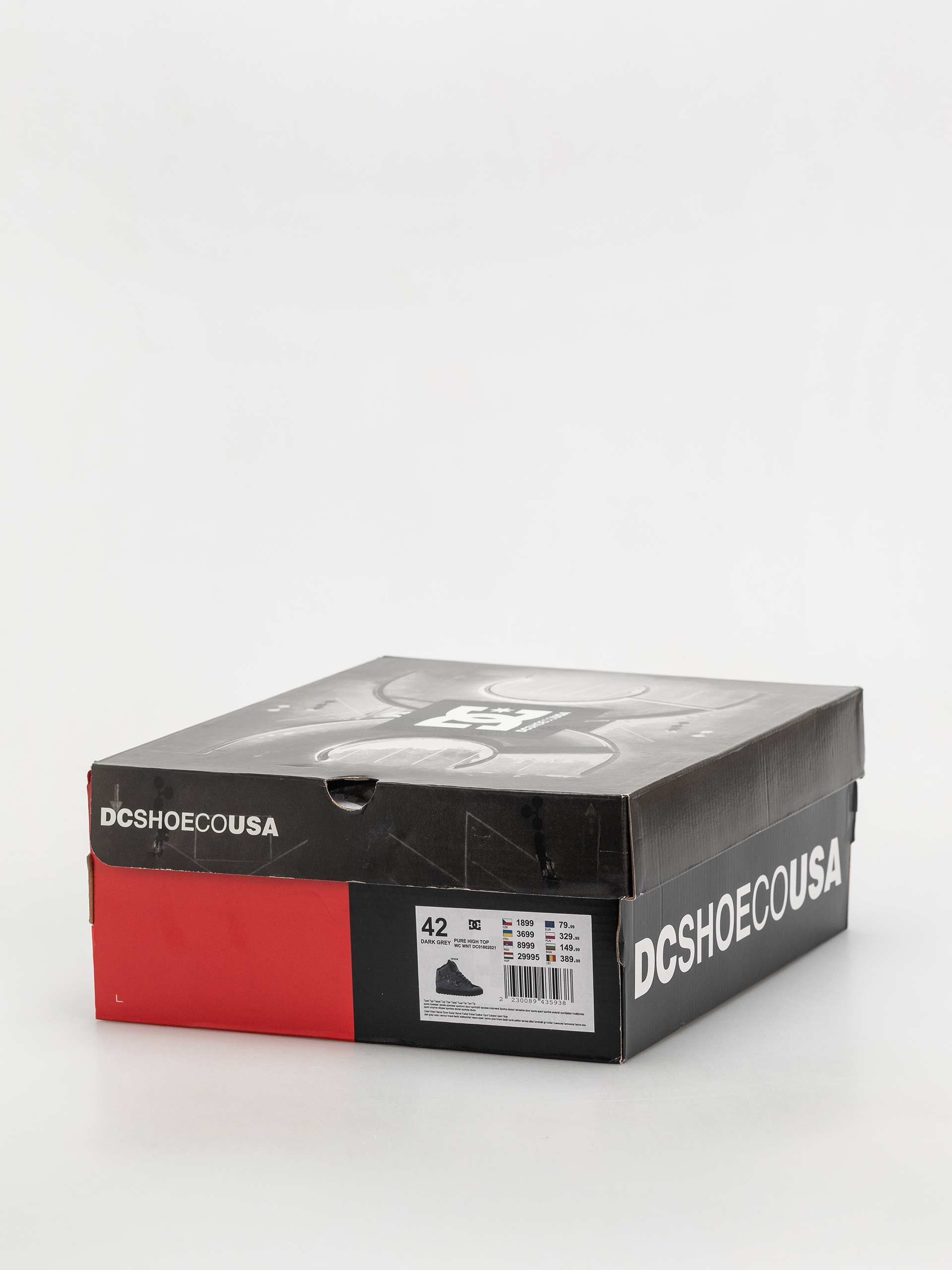 Обувки DC Pure High Top Wc Wnt (dark grey/black)