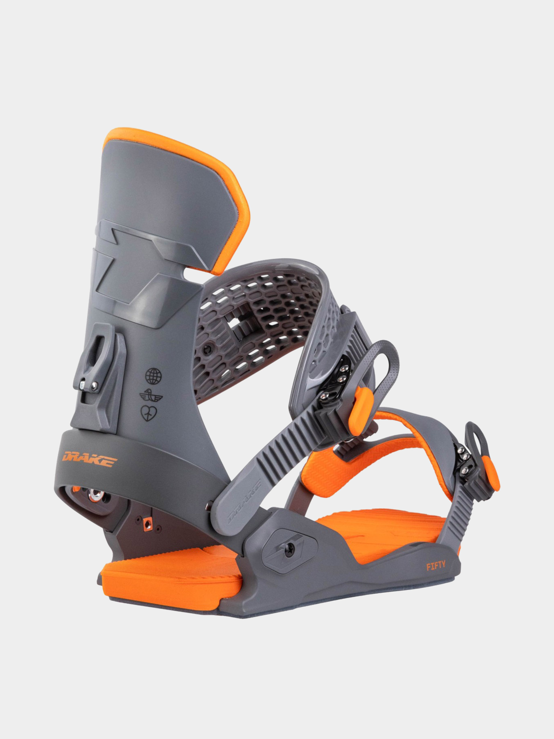 Сноуборд автомати Drake Fifty (dark grey/orange)