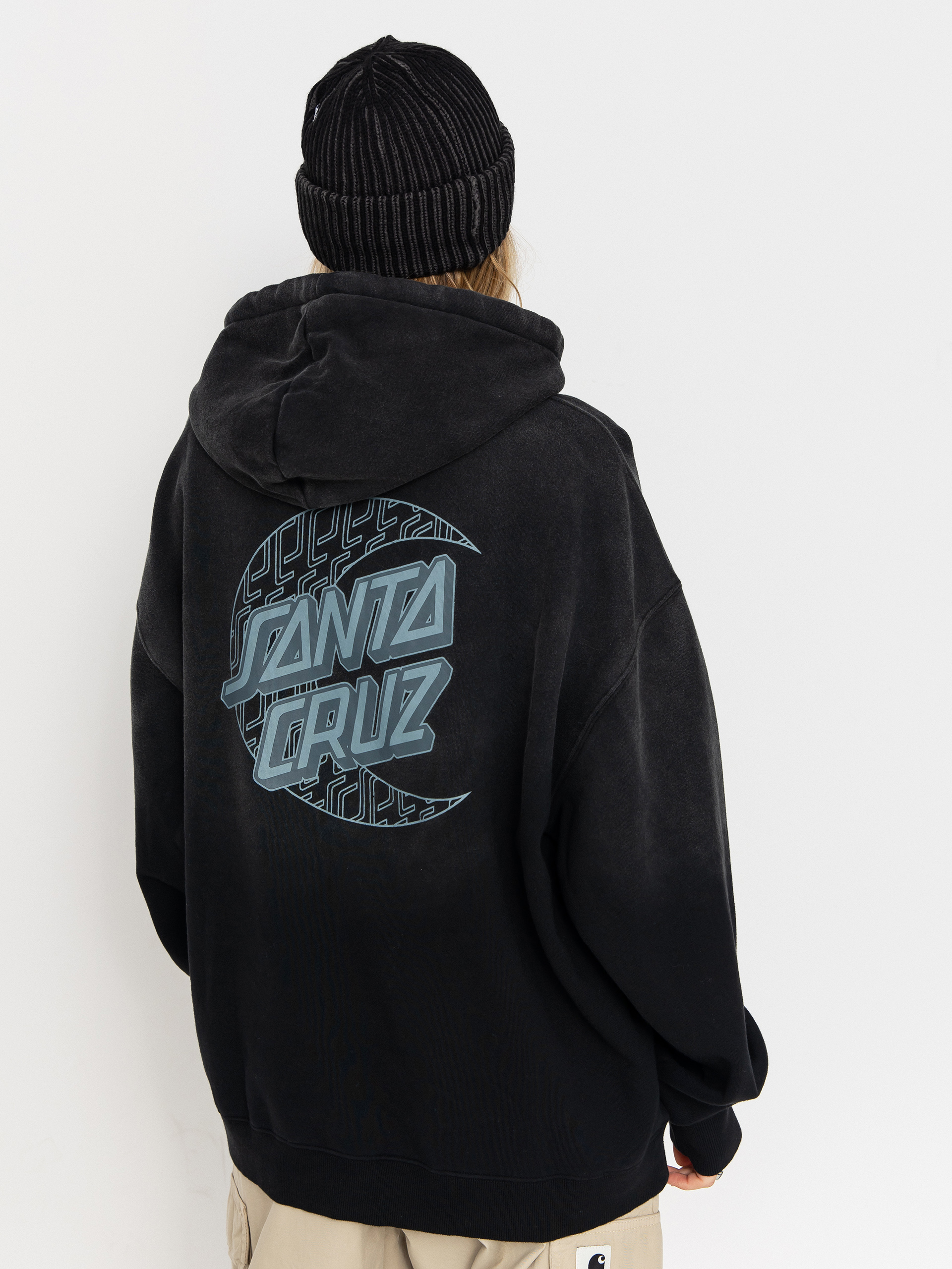 Суитшърт Santa Cruz Imprint Moon Dot Wmn (black wash)