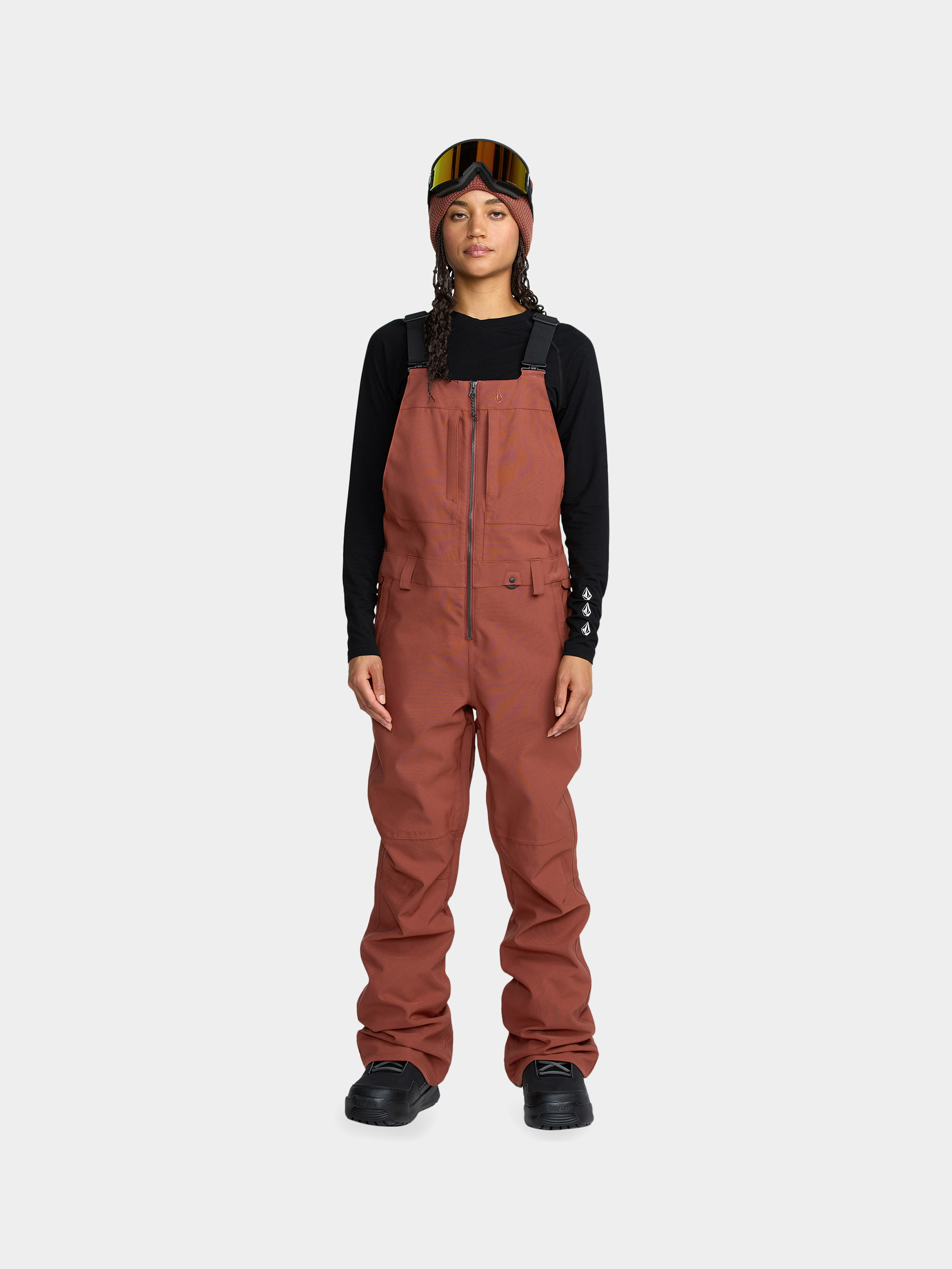 Сноуборд панталони Volcom Swift Bib Overall Wmn (henna)