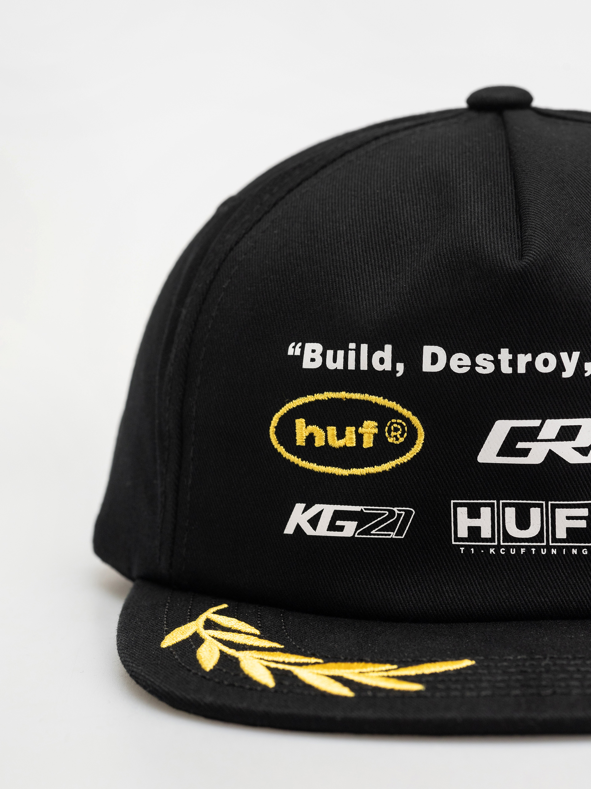 Шапка с козирка HUF X Greddy Team Snapback (black)