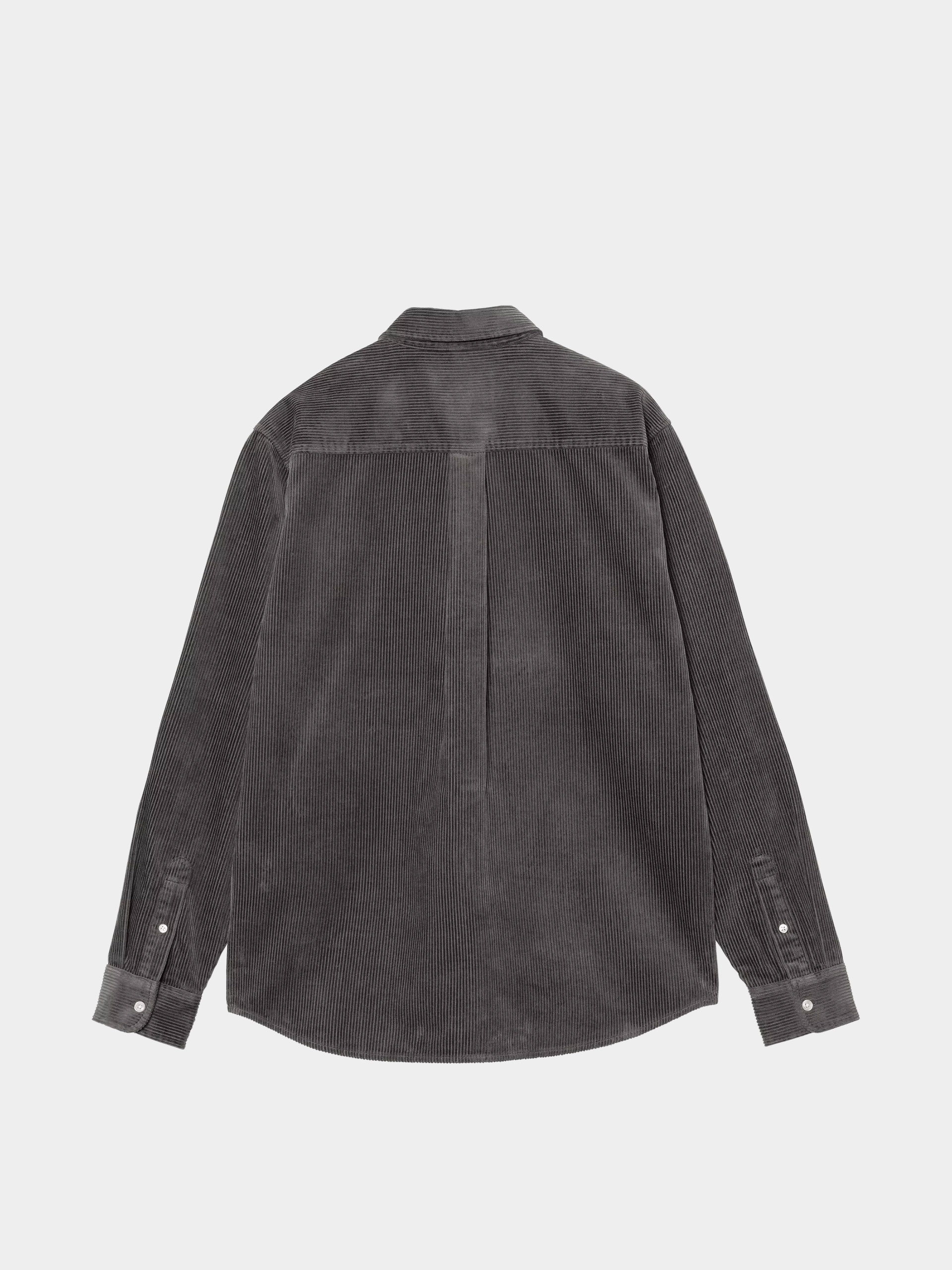 Риза Carhartt WIP Madison Cord (graphite/graphite)