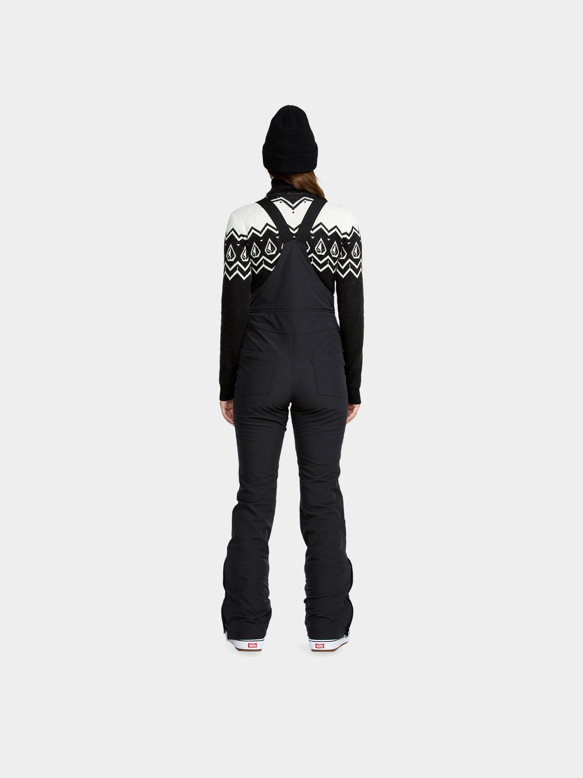 Дамско Сноуборд панталони Volcom Battle Stretch Bib (black)