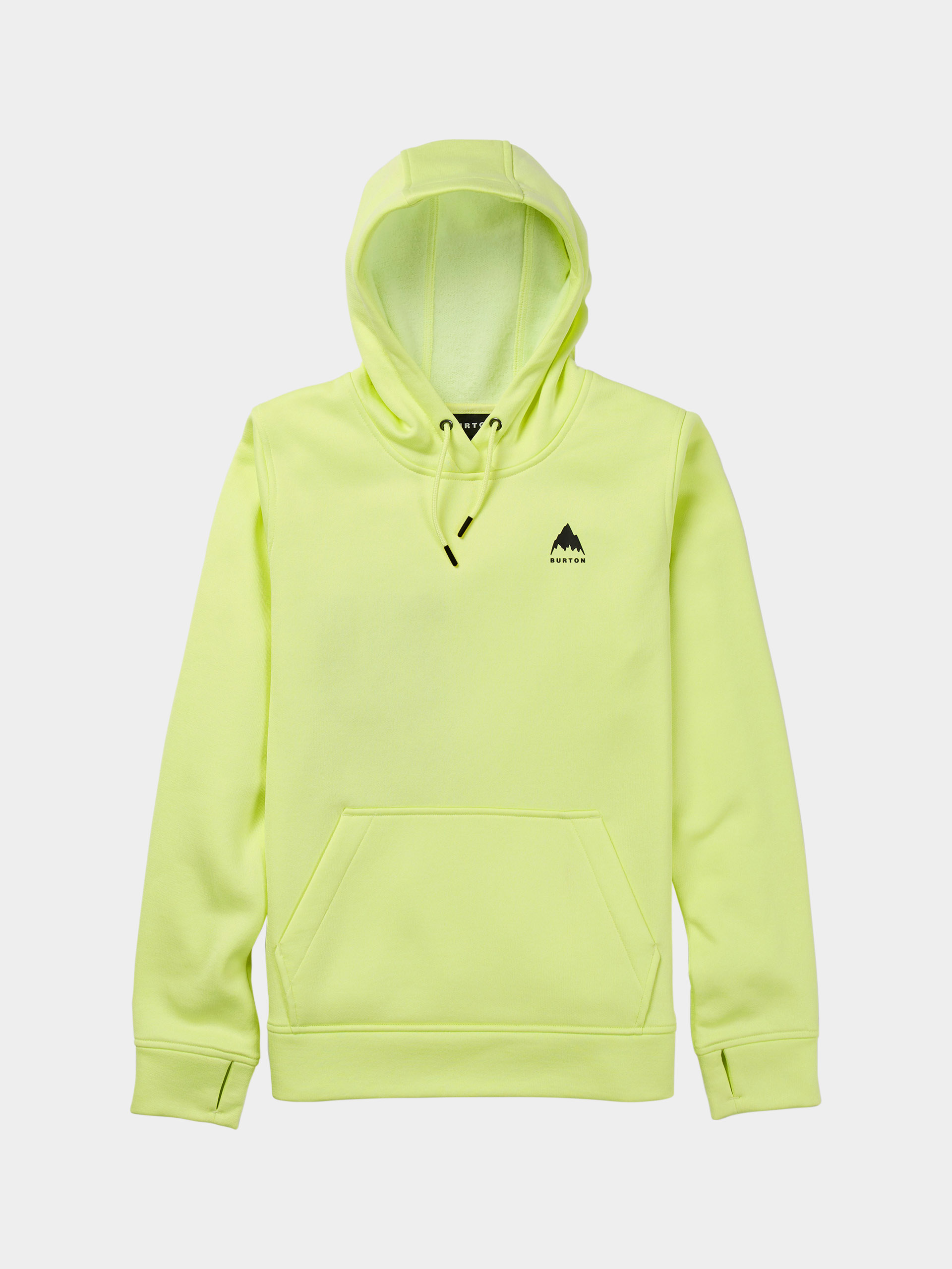 Суитшърт с качулка Burton Oak HD Wmn (glow yellow green heather)