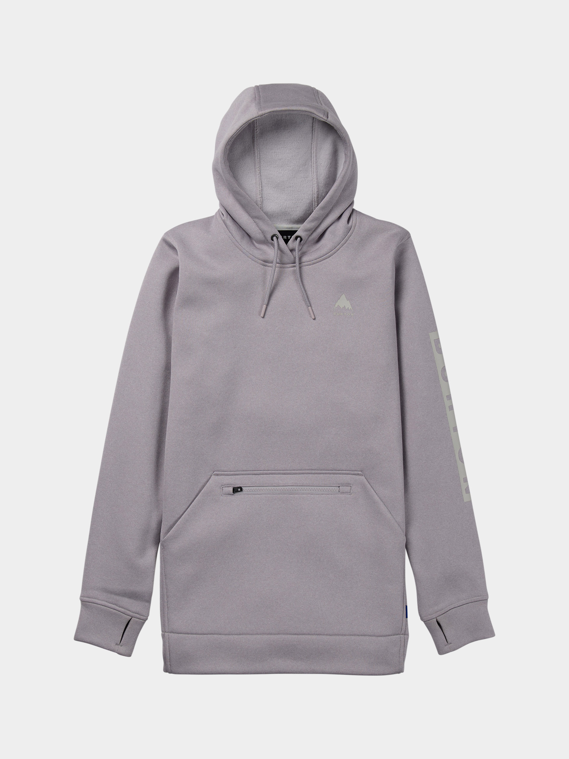 Суитшърт с качулка Burton Oak Long HD Wmn (washed lavender heather)