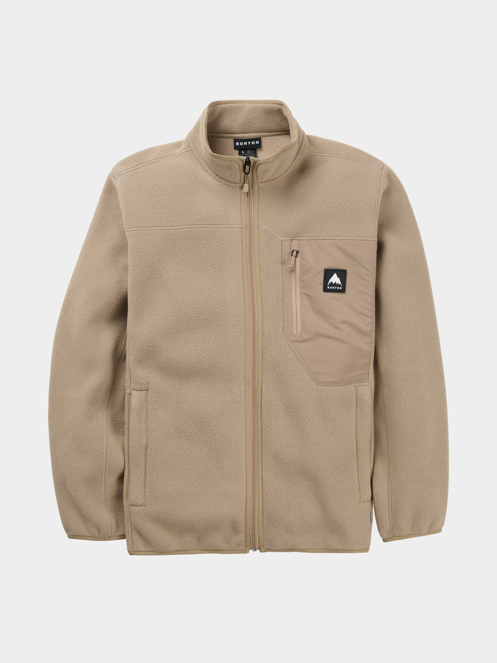 Поларени суитшърт Burton Cinder Full Zip (summit taupe)