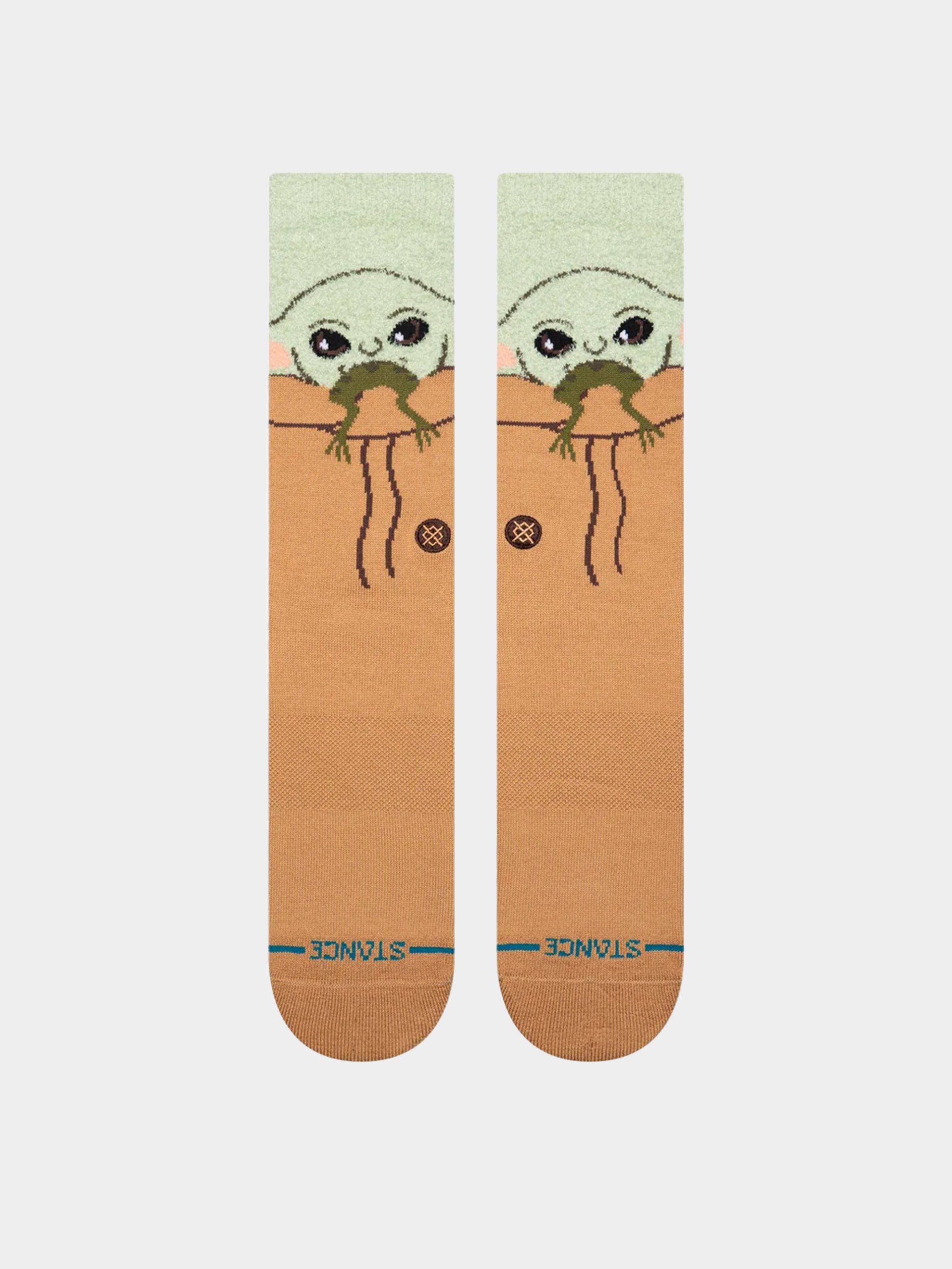 Чорапи Stance Grogu Hungry Crew (green)