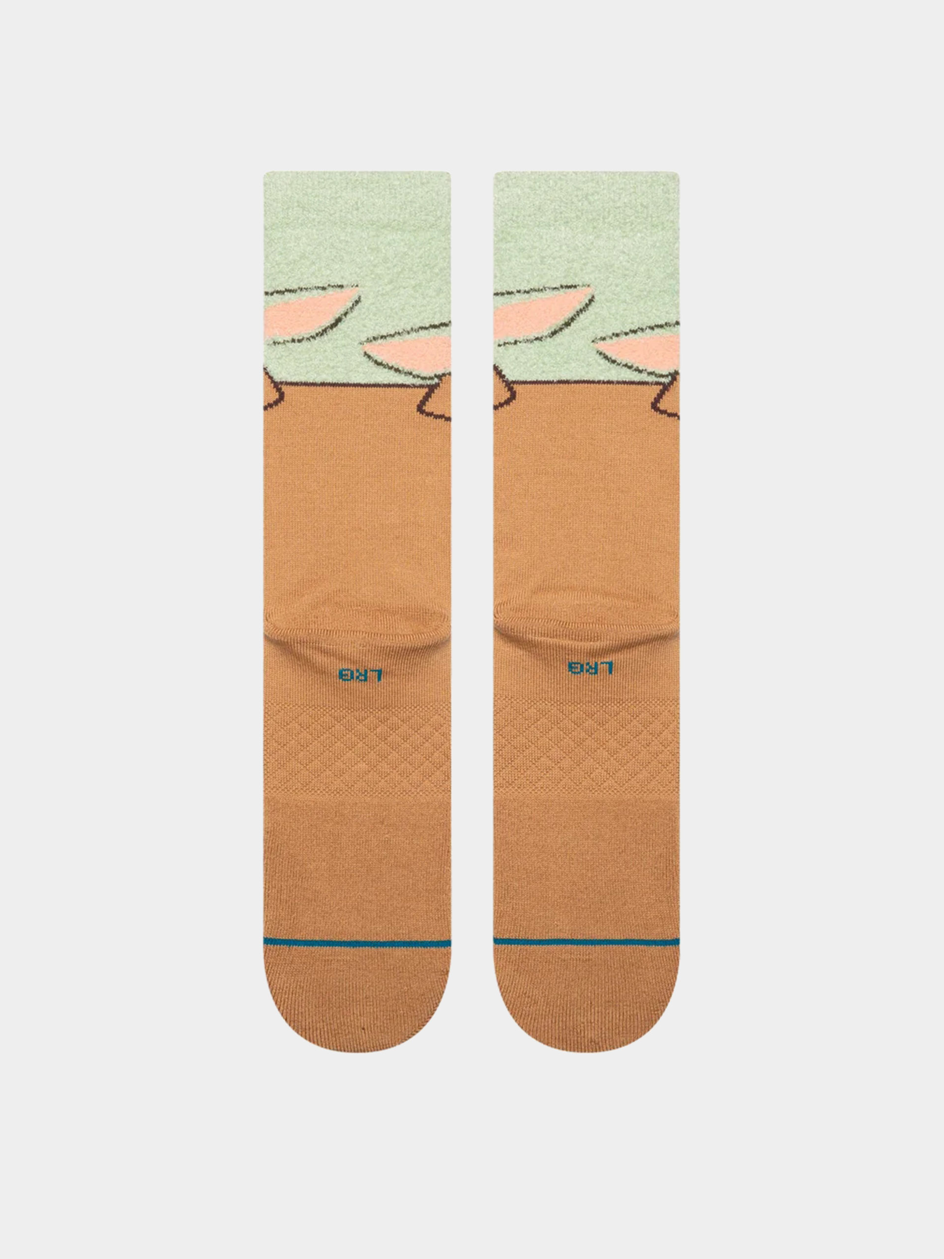 Чорапи Stance Grogu Hungry Crew (green)