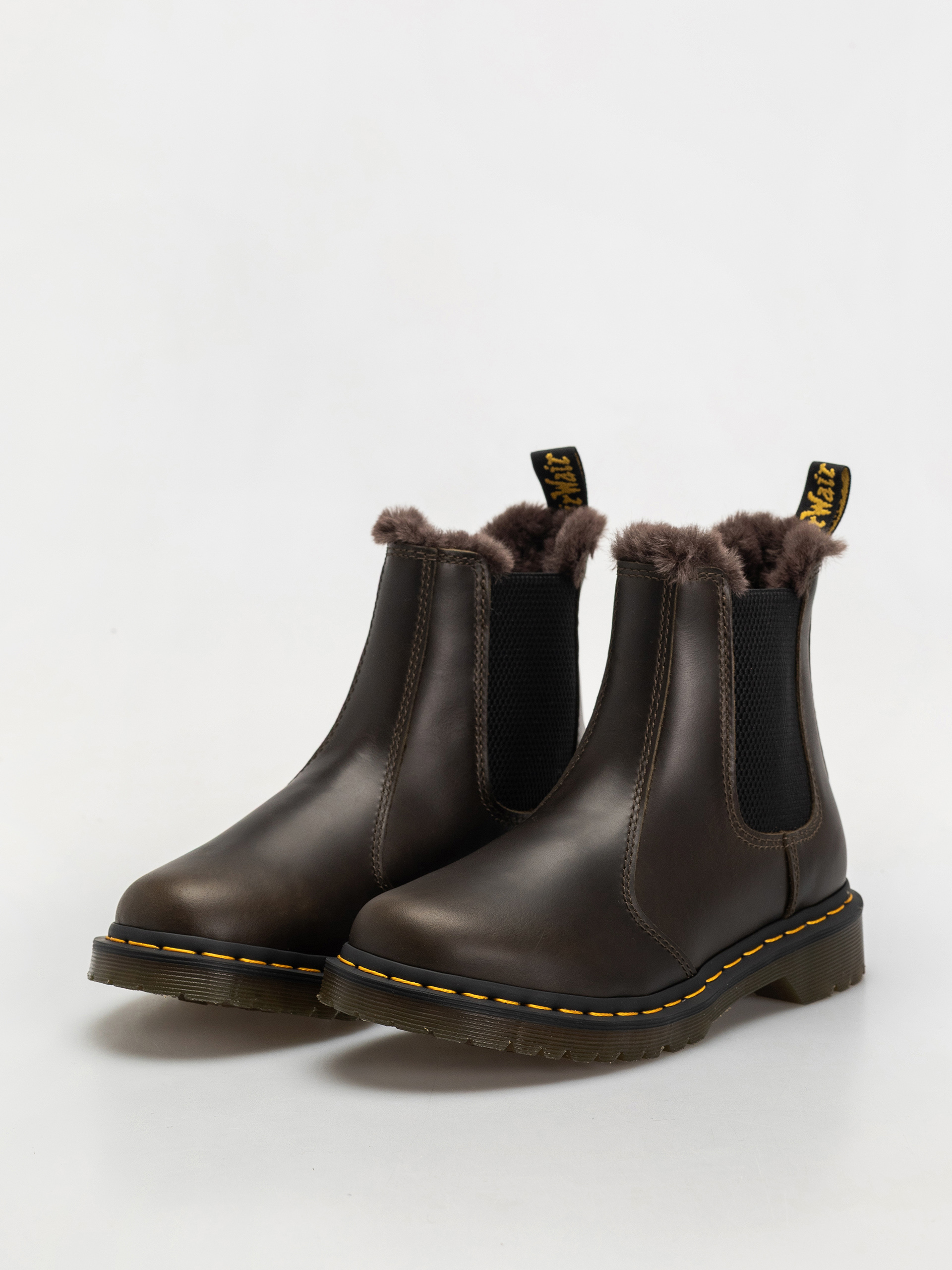 Обувки Dr. Martens 2976 Leonore Chelsea Wmn (dark taupe taupe orleans)