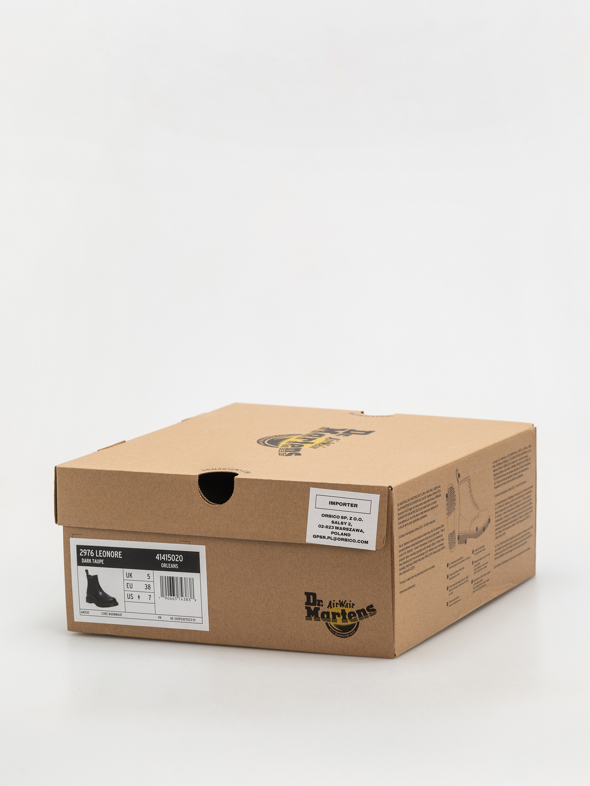 Обувки Dr. Martens 2976 Leonore Chelsea Wmn (dark taupe taupe orleans)