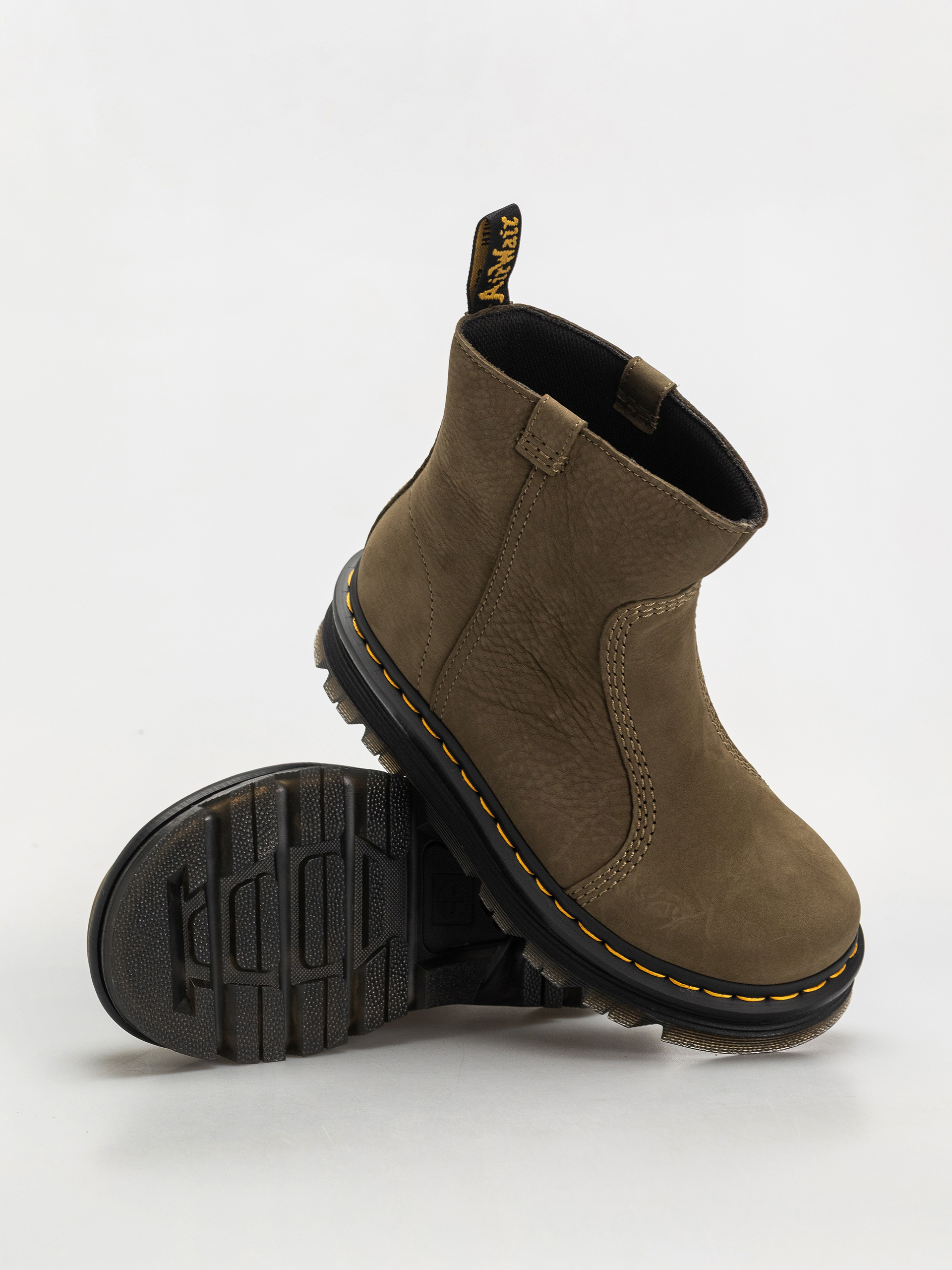 Обувки Dr. Martens ZebZag Rigger Rigger Wmn (dms olive milled nubuck wp)