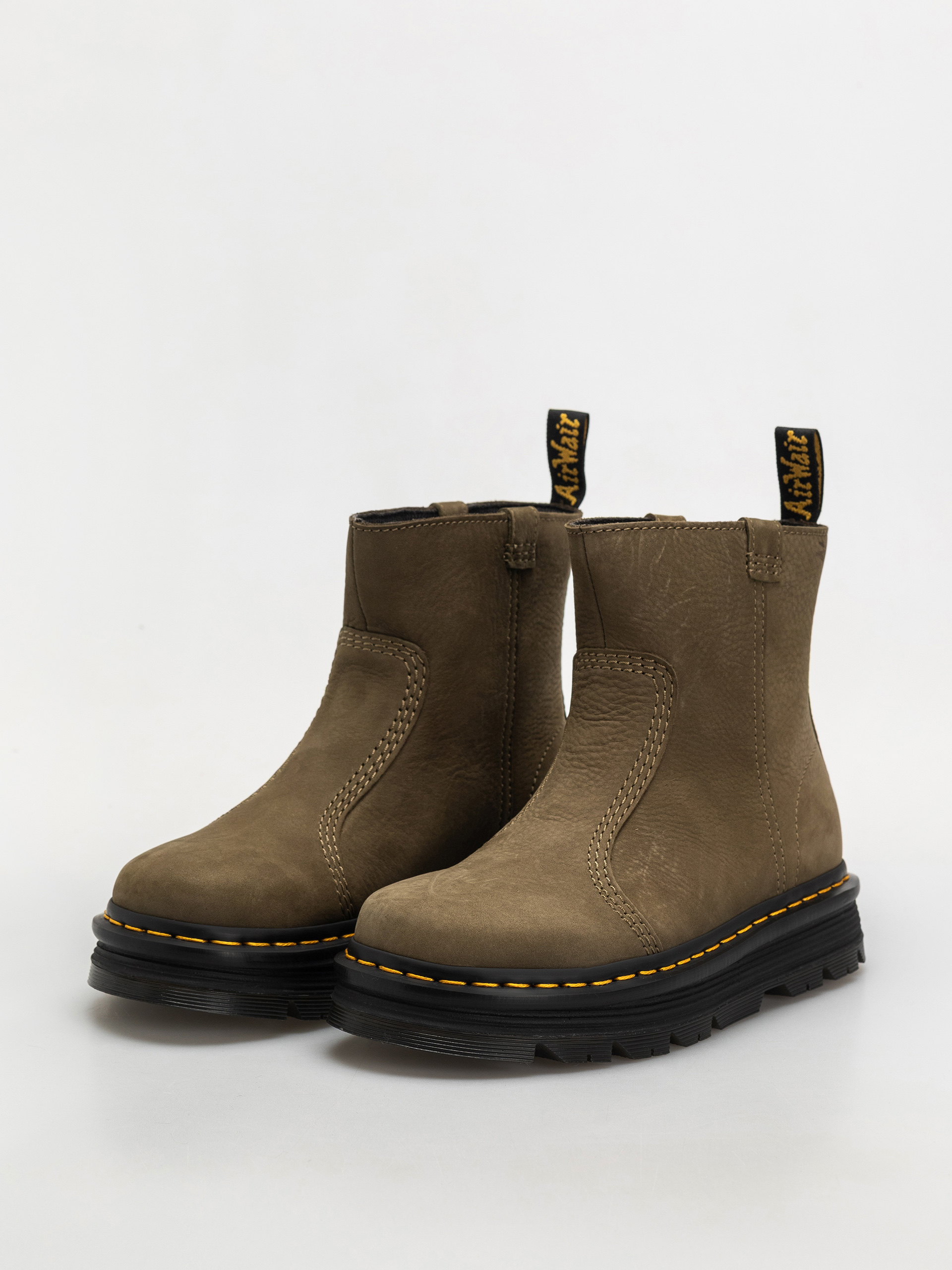 Обувки Dr. Martens ZebZag Rigger Rigger Wmn (dms olive milled nubuck wp)