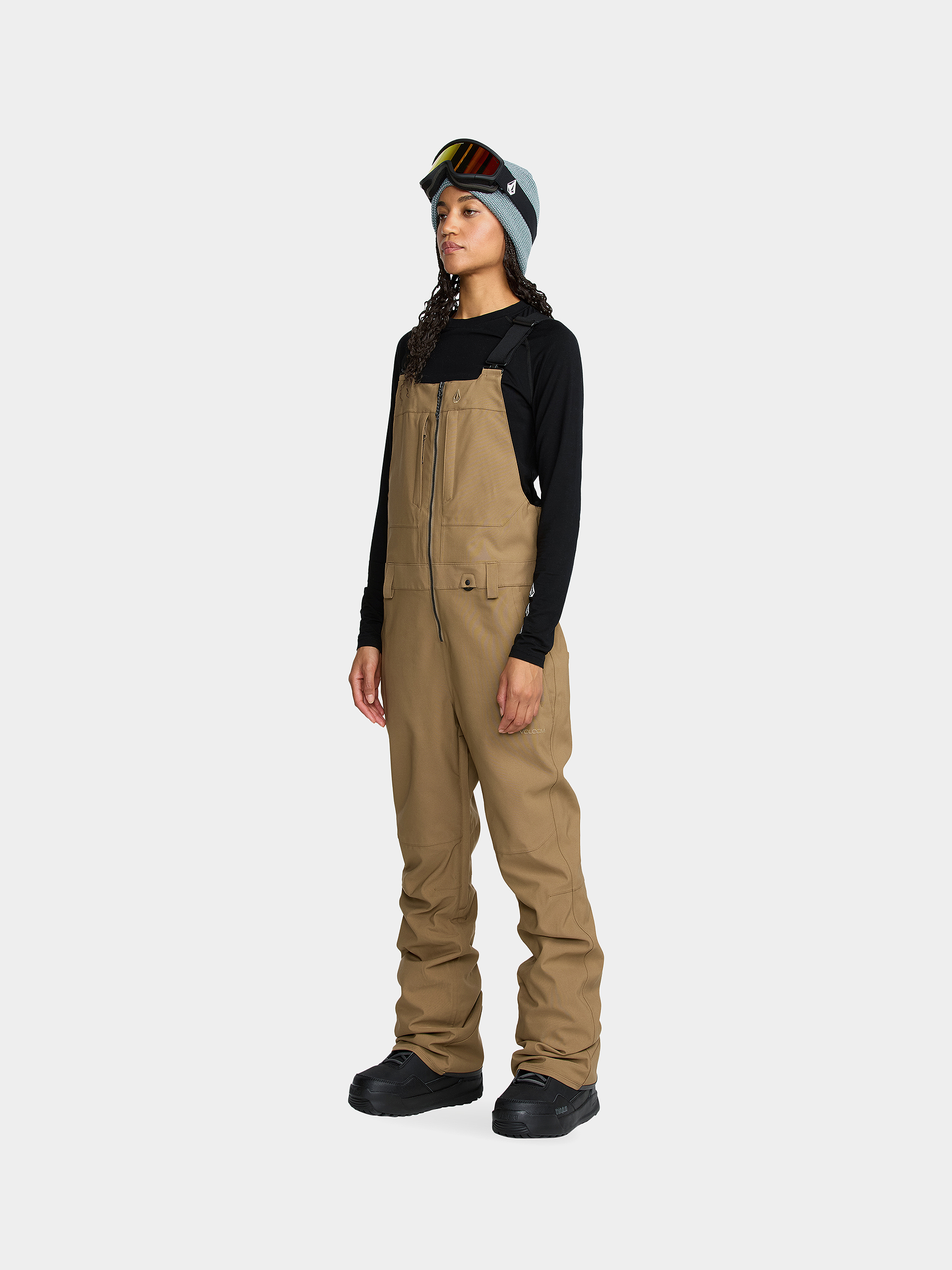 Дамско Сноуборд панталони Volcom Swift Bib Overall (bronze)