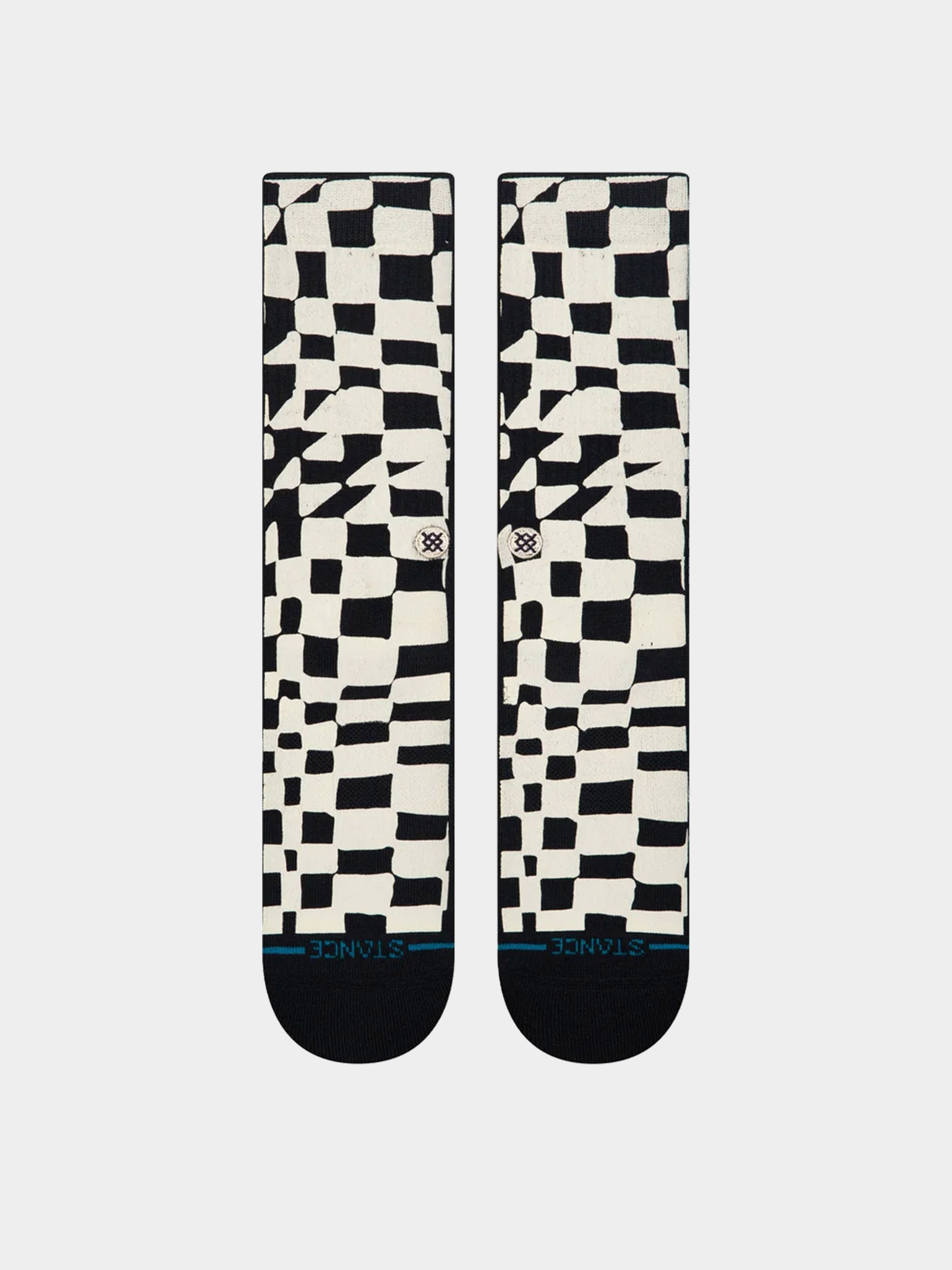 Чорапи Stance Wave Check Crew (black)