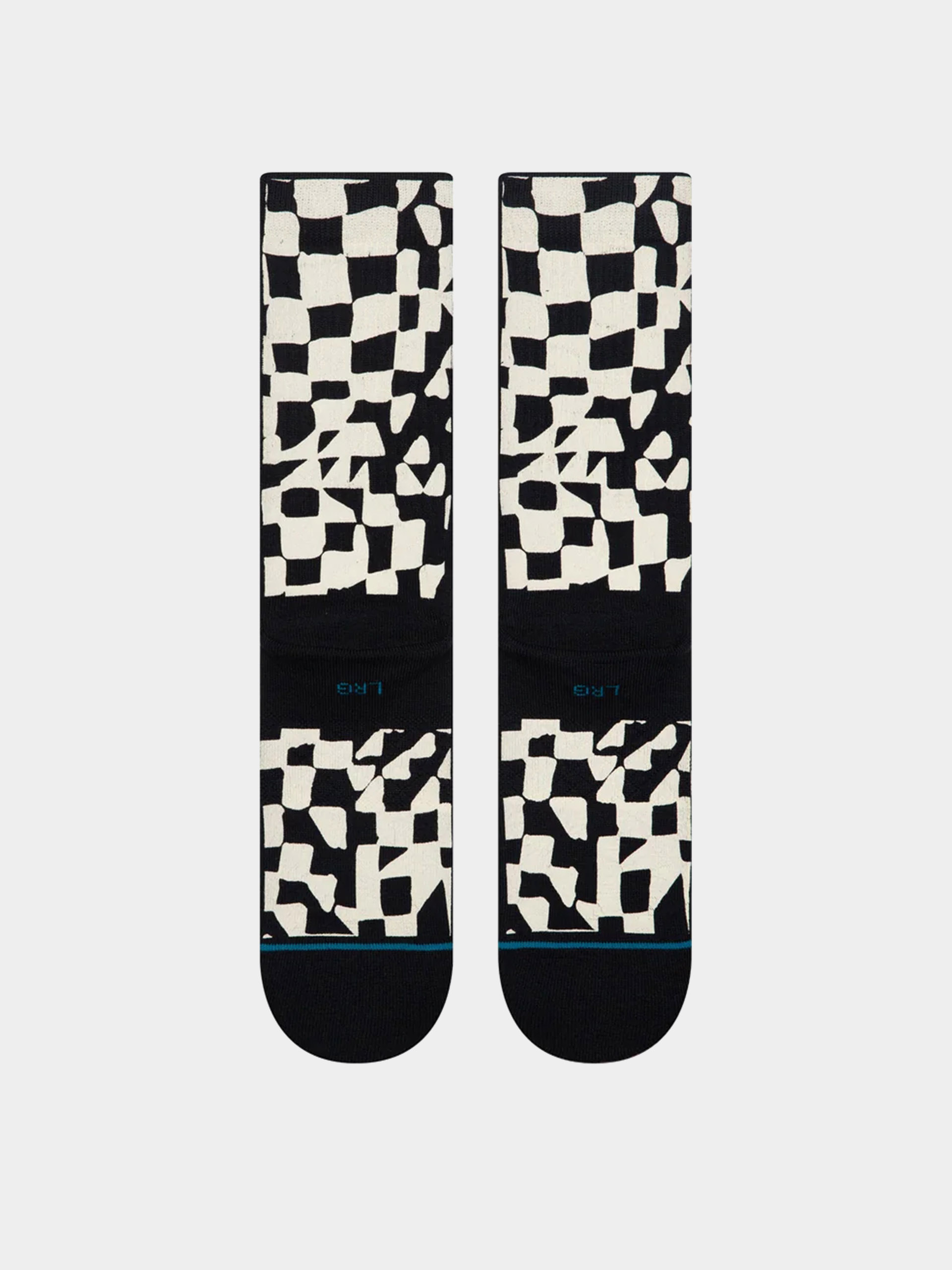 Чорапи Stance Wave Check Crew (black)
