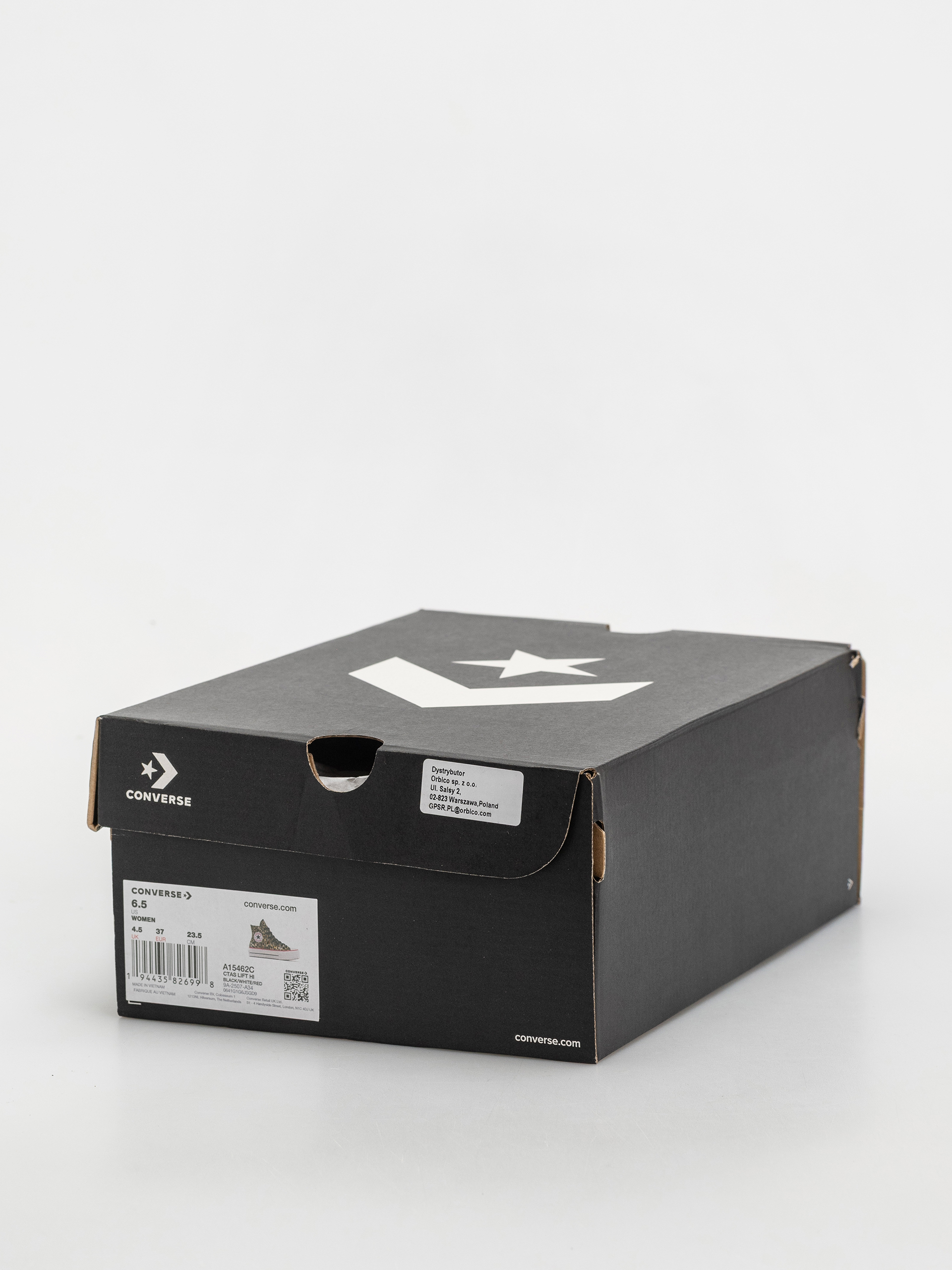 Кецове Converse Chuck Taylor All Star Lift Hi Wmn (black/white/red)