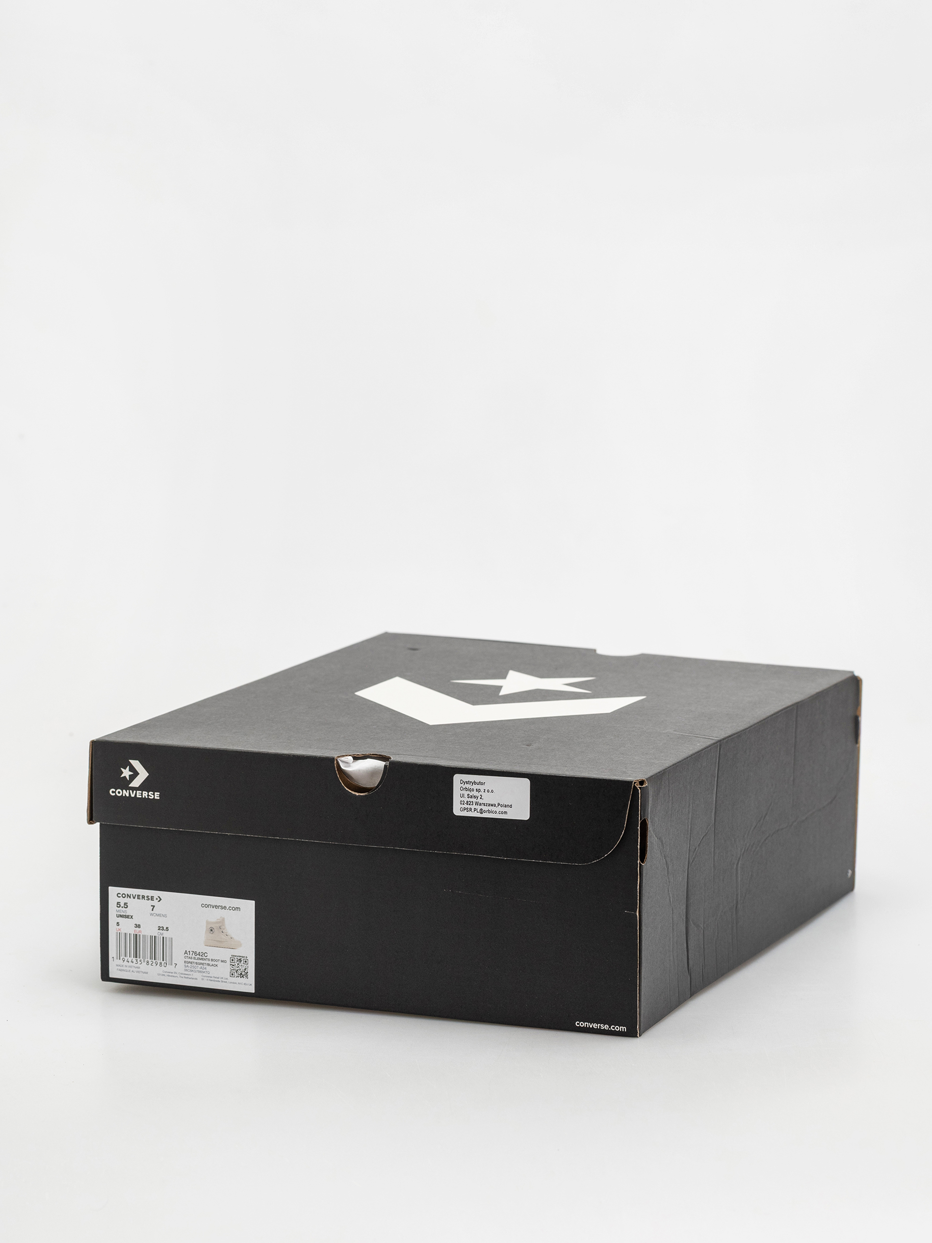 Обувки Converse Chuck Taylor All Star Elements Boot Mid (egret/egret/black)