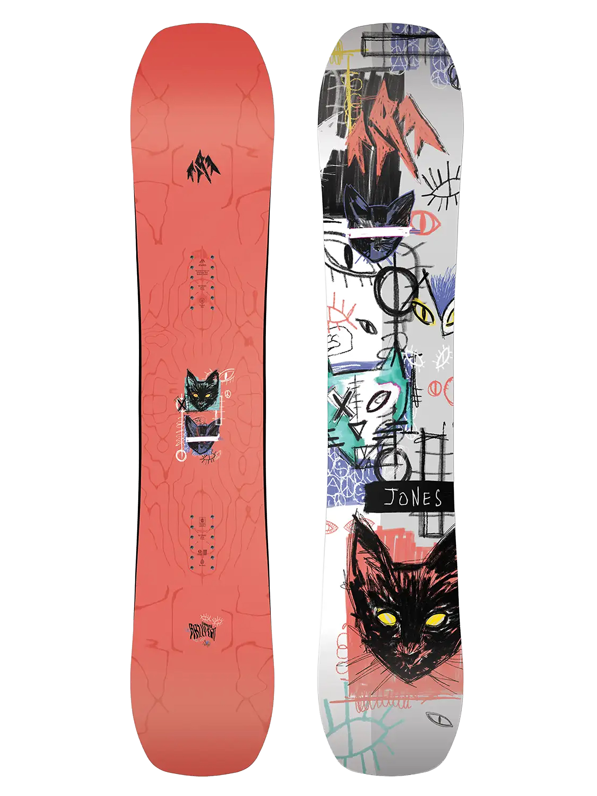 Сноуборд Jones Snowboards Rally Cat Wmn (red)
