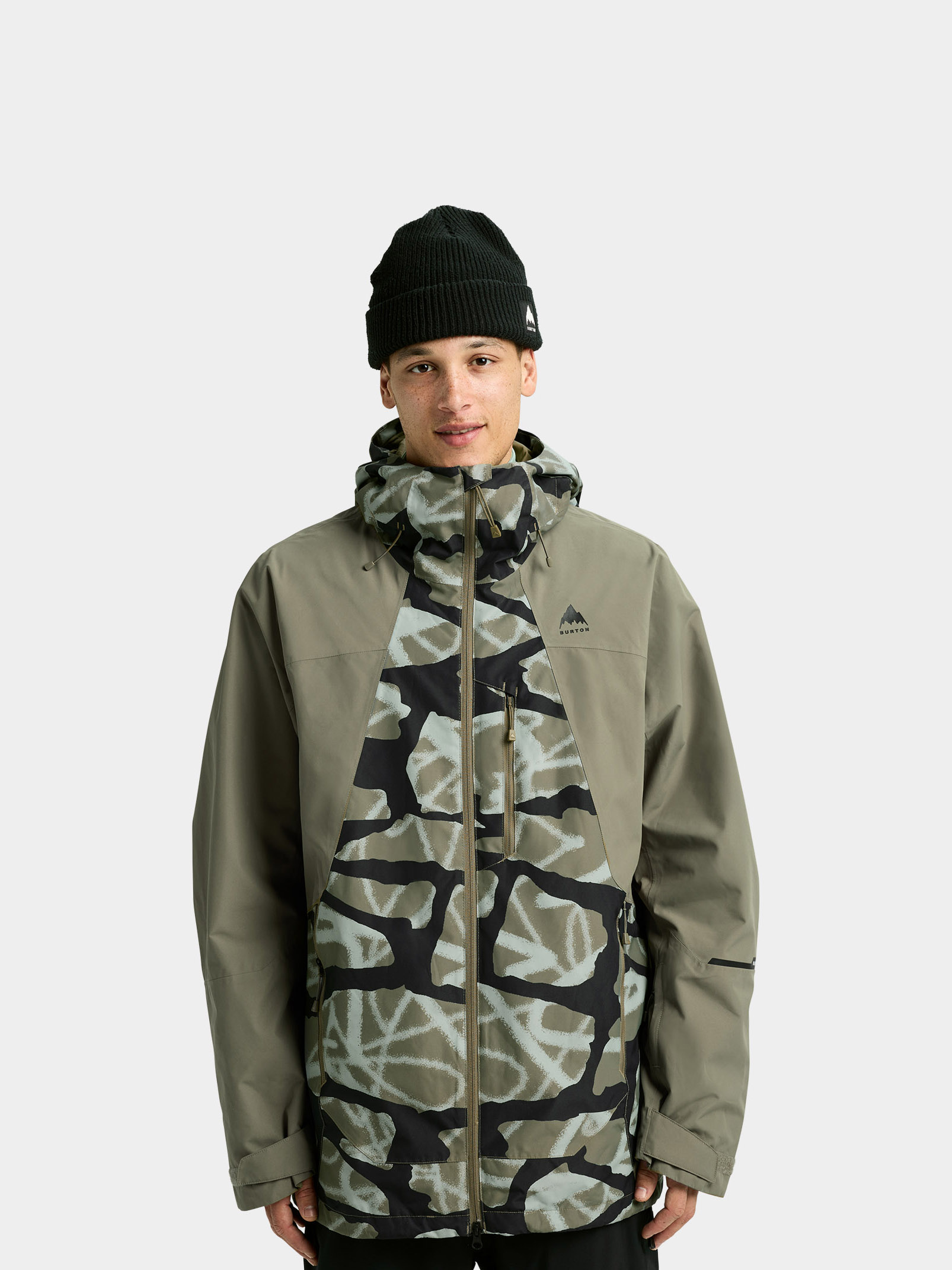 Мъжки Сноуборд яке Burton Reserve 2L (graffiti camo/forest moss)