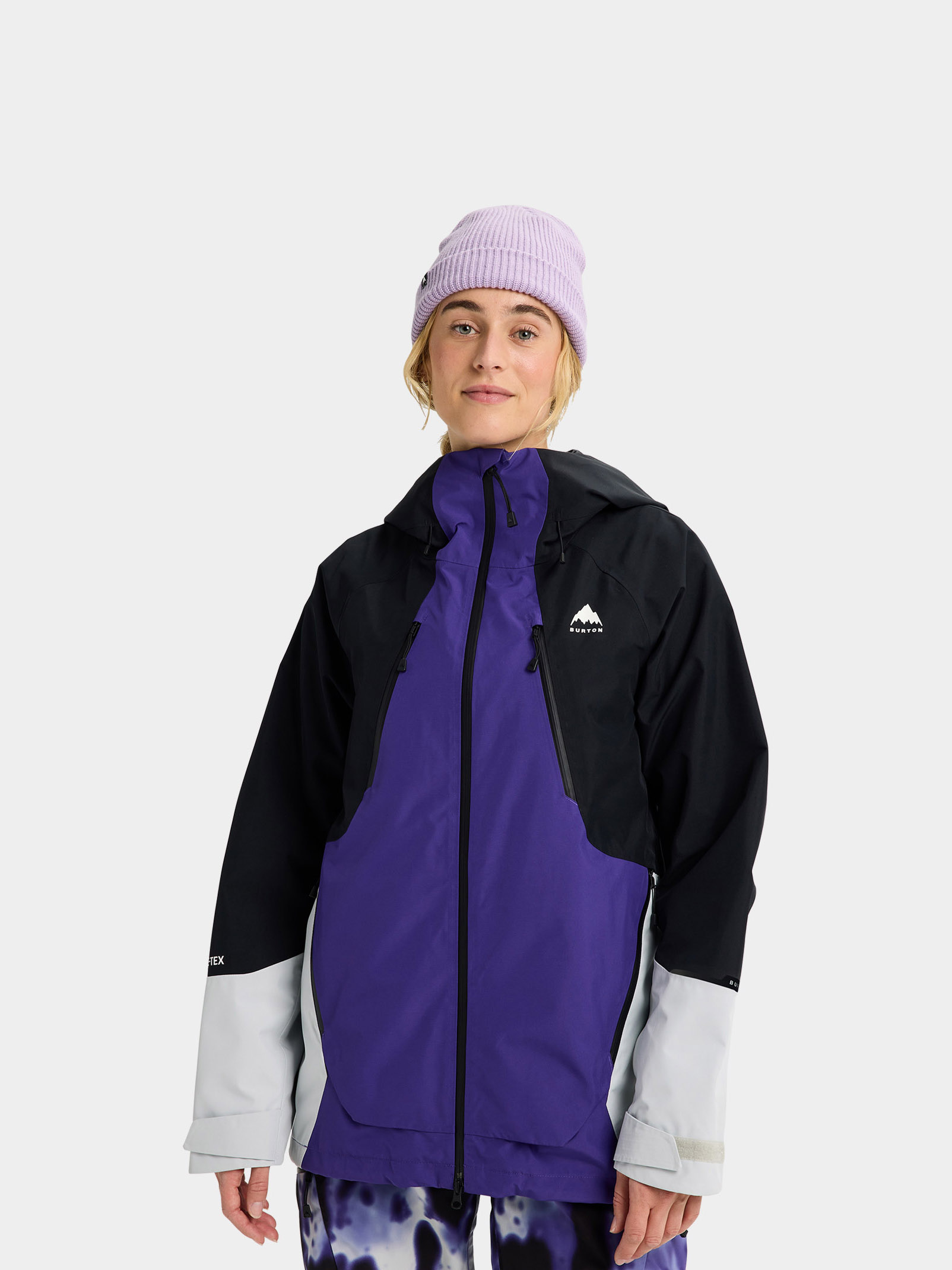 u0421u043du043eu0443u0431u043eu0440u0434 u044fu043au0435 Burton Reserve Gore Tex 2L Wmn (prism violet/true black/gray cloud)
