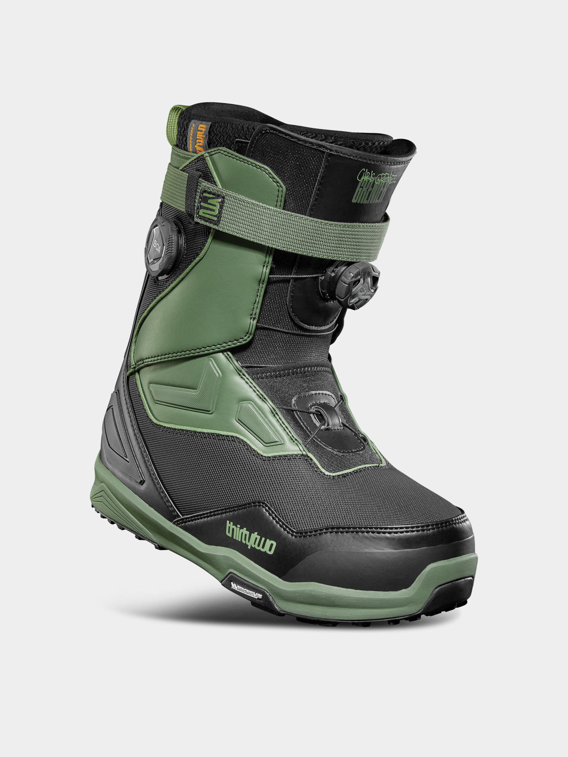 Сноуборд обувки ThirtyTwo Tm 2 Xlt Double Boa Grenier (black/green)