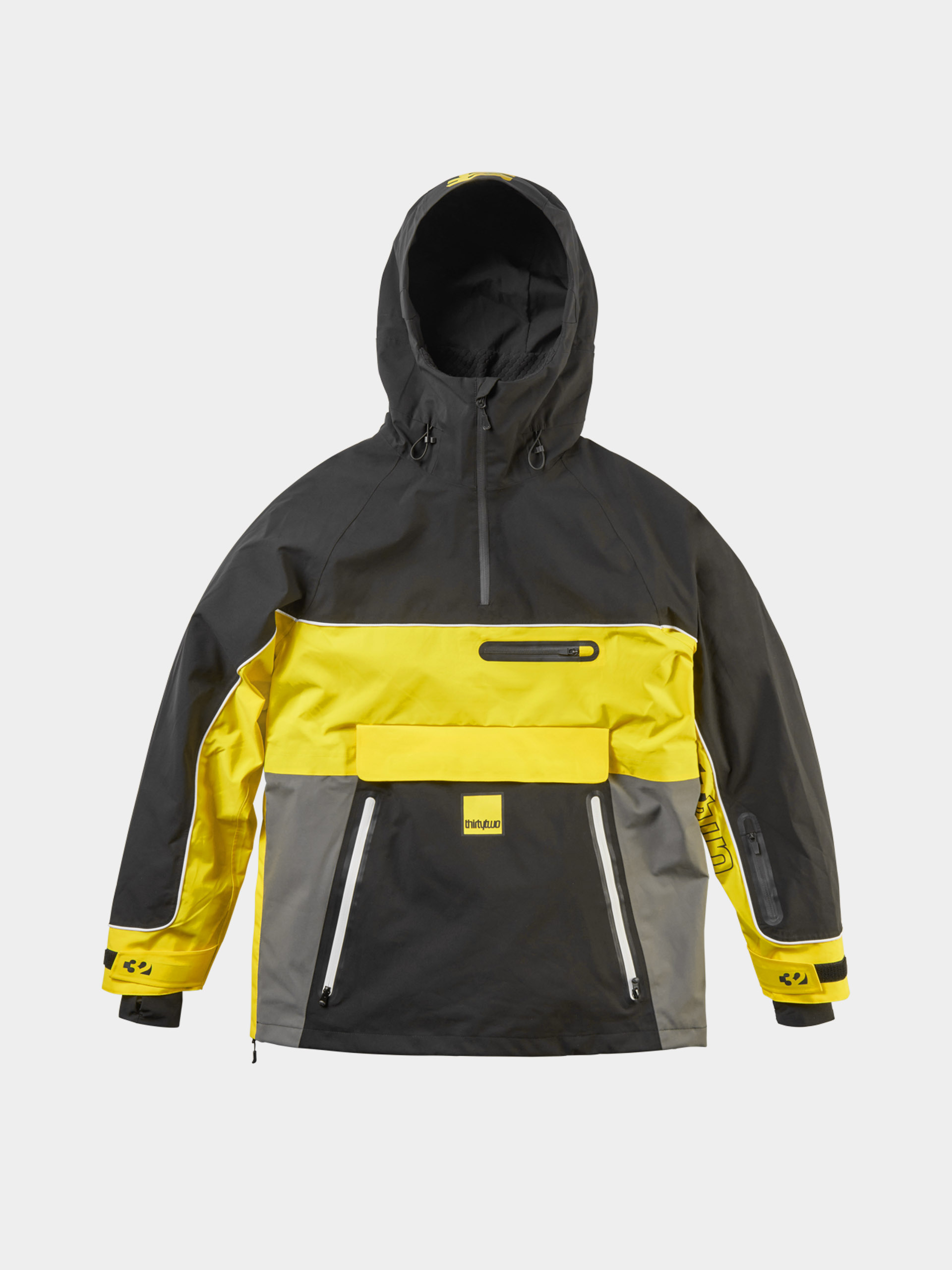 Сноуборд яке ThirtyTwo Light Anorak (black/yellow)