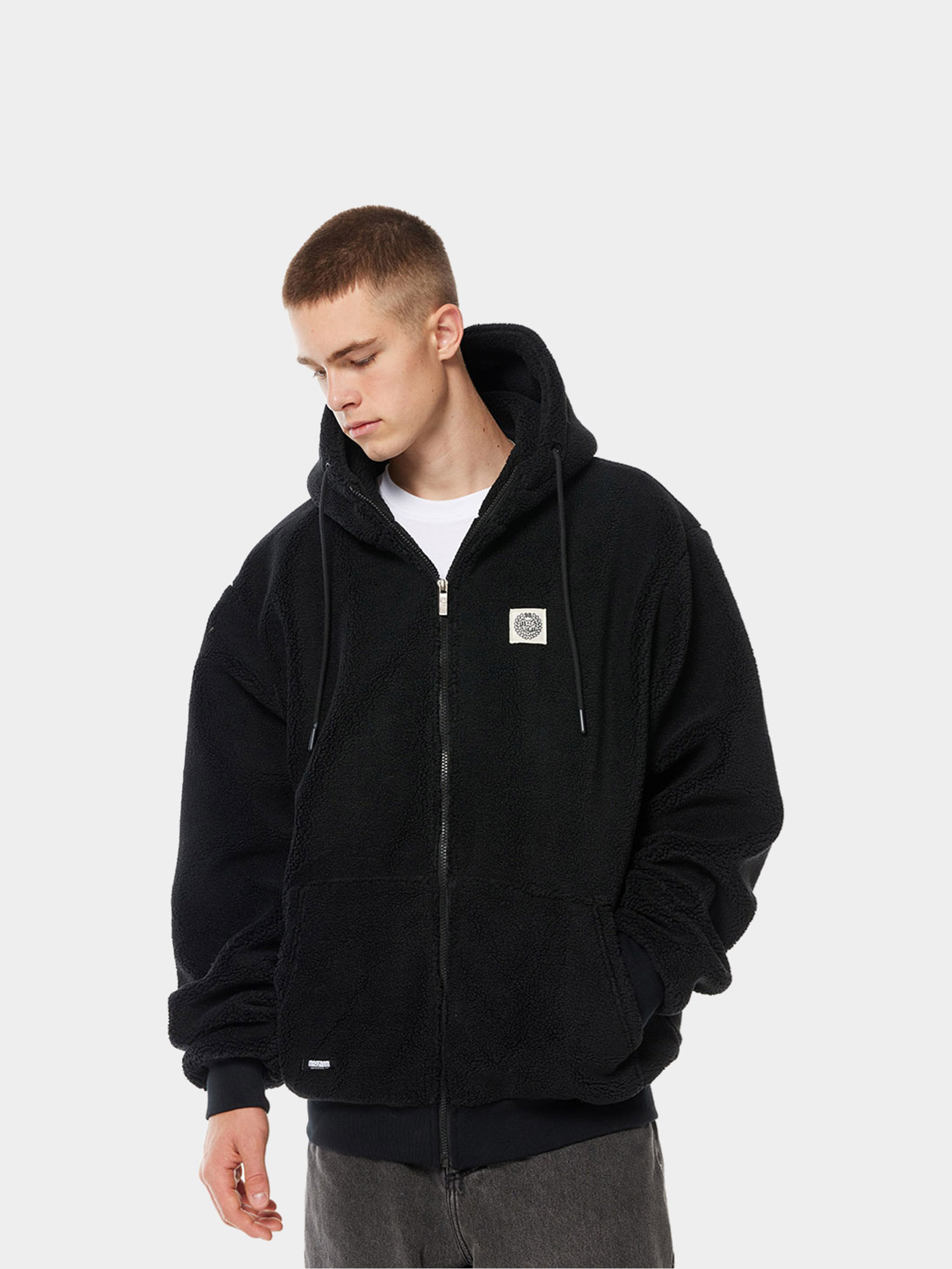 Яке MassDnm Patch Teddy Zip Hoody (grey)